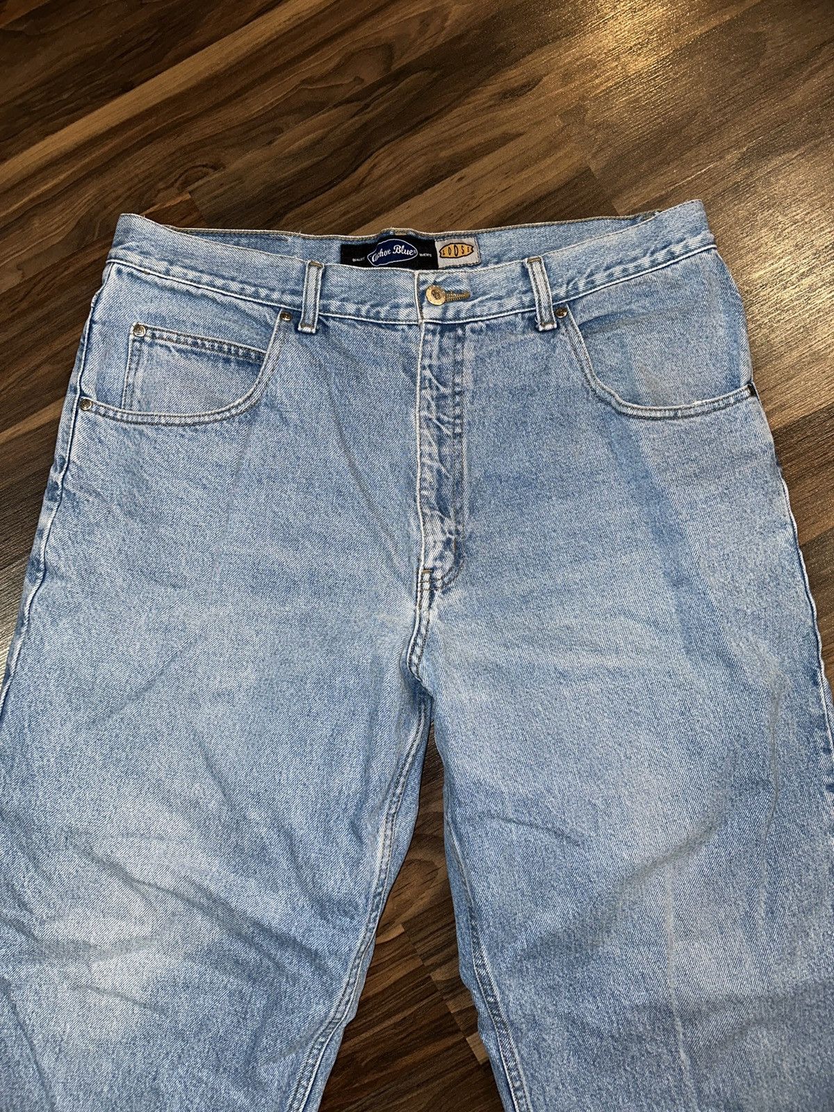 Anchor Blue × Vintage Vtg Y2K Anchor Blue LOOSE Baggy Rave Jean Pants W38 Size US 38 / EU 54 - 6 Thumbnail