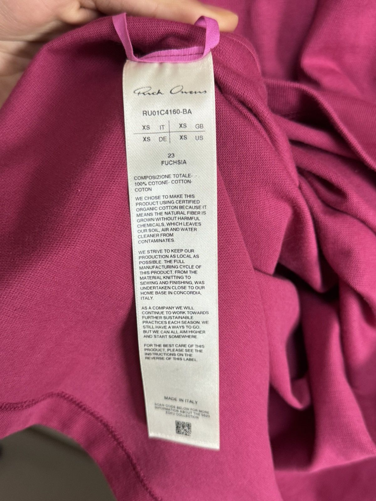Rick Owens Rick owens ss23 edfu pink tank tops Size US XS / EU 42 / 0 - 4 Thumbnail