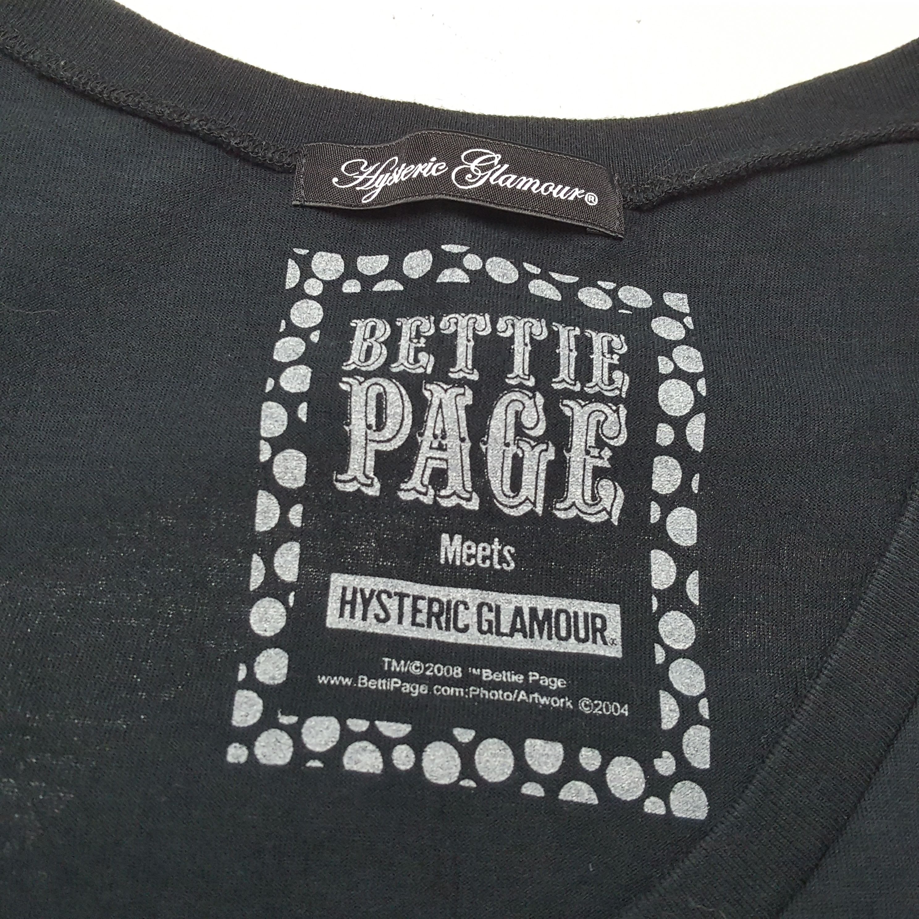 Hysteric Glamour × Japanese Brand × Vintage HYSTERIC GLAMOUR Japanese Brand Custom Art Tank Tops Tshirt Size XS / US 0-2 / IT 36-38 - 7 Thumbnail