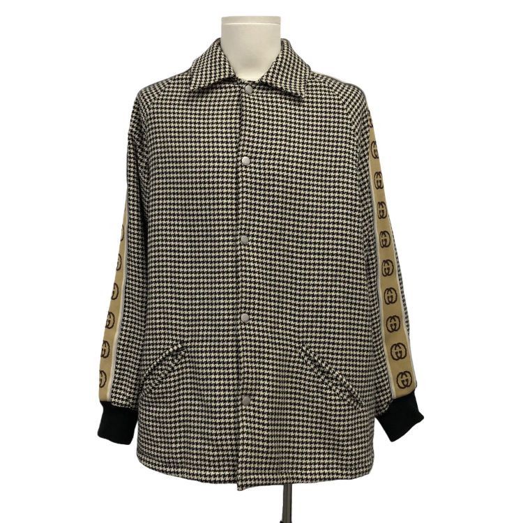 Gucci Gucci Houndstooth Logo Light Jacket Size M Size US M / EU 48-50 / 2 - 1 Thumbnail