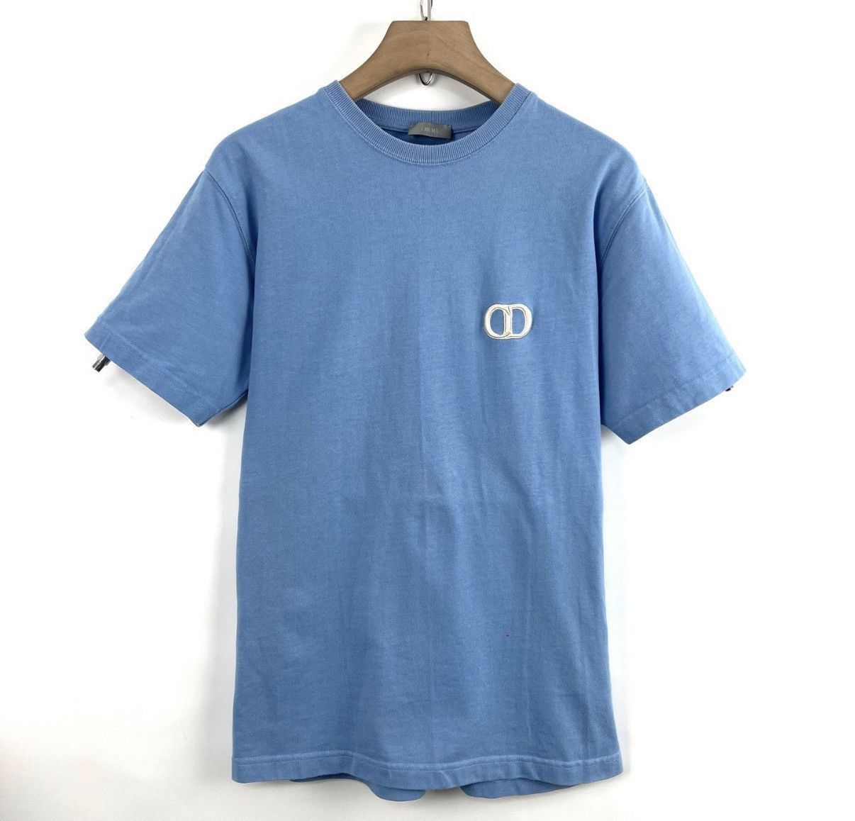 Dior Blue Short-Sleeve Crewneck T-Shirt Size US S / EU 44-46 / 1 - 1 Thumbnail