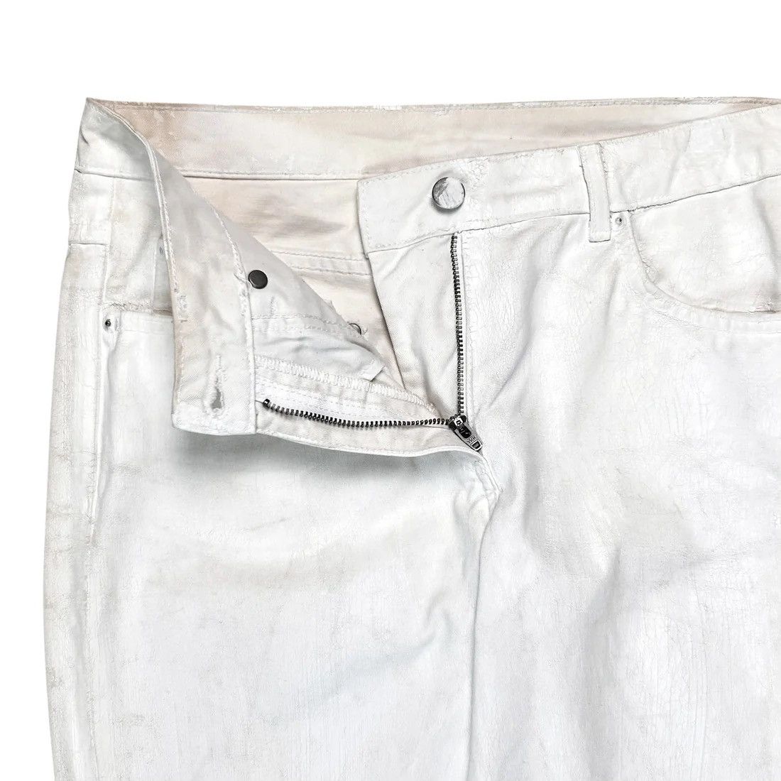 Maison Margiela Maison Martin Margiela x H&M Painted Crack Jeans - AW12 Size US 28 / EU 44 - 5 Thumbnail