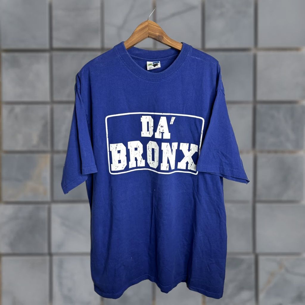 Vintage Phat Dog Da Bronx Shirt Mens 2XL Blue Graphic Tee Hip Hop Streetwear Urban Size US XXL / EU 58 / 5 - 1 Thumbnail