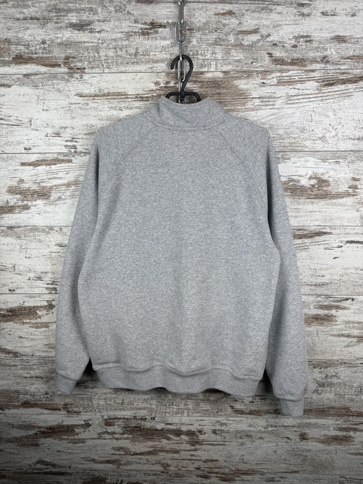 Carhartt Mens Vintage Carhartt Wip Sweatshirt 1/3 zip jacket grey Size US M / EU 48-50 / 2 - 12 Thumbnail