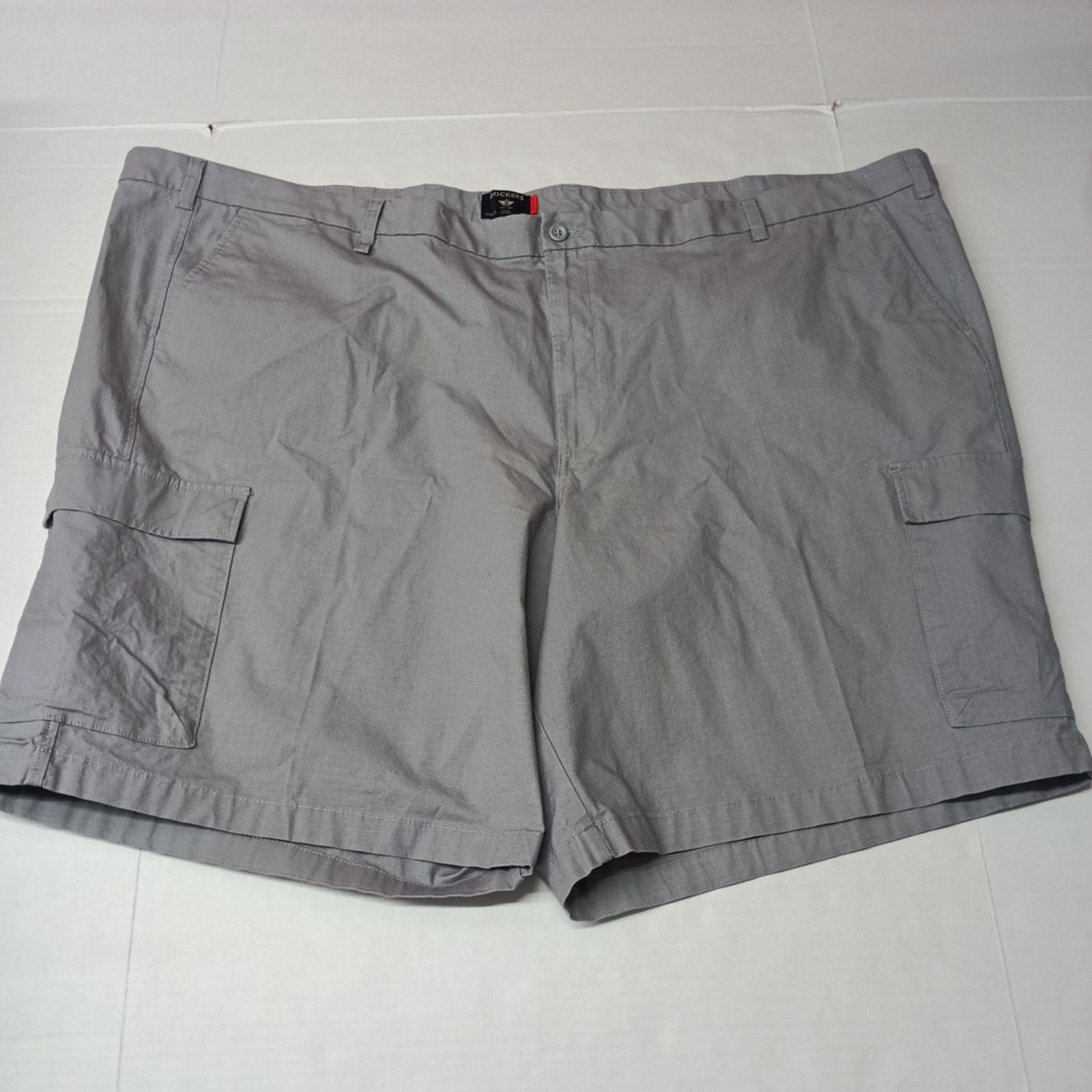 Dockers Dockers Tech Cargo Shorts Men's 60 Big & Tall Gray Size US 44 / EU 60 - 1 Thumbnail