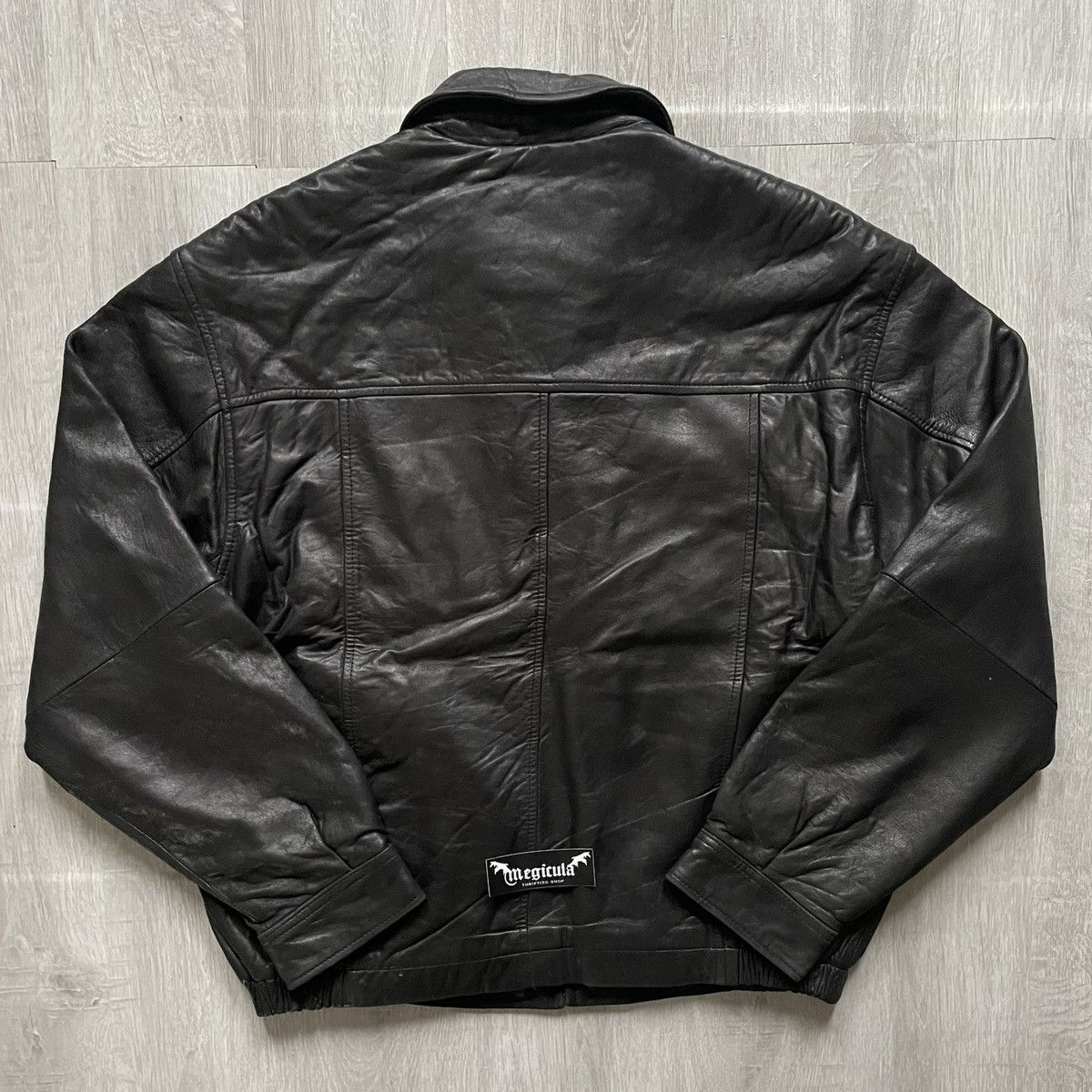 Other Boston Harbour Vintage Leather Work Jacket Size US L / EU 52-54 / 3 - 8 Thumbnail