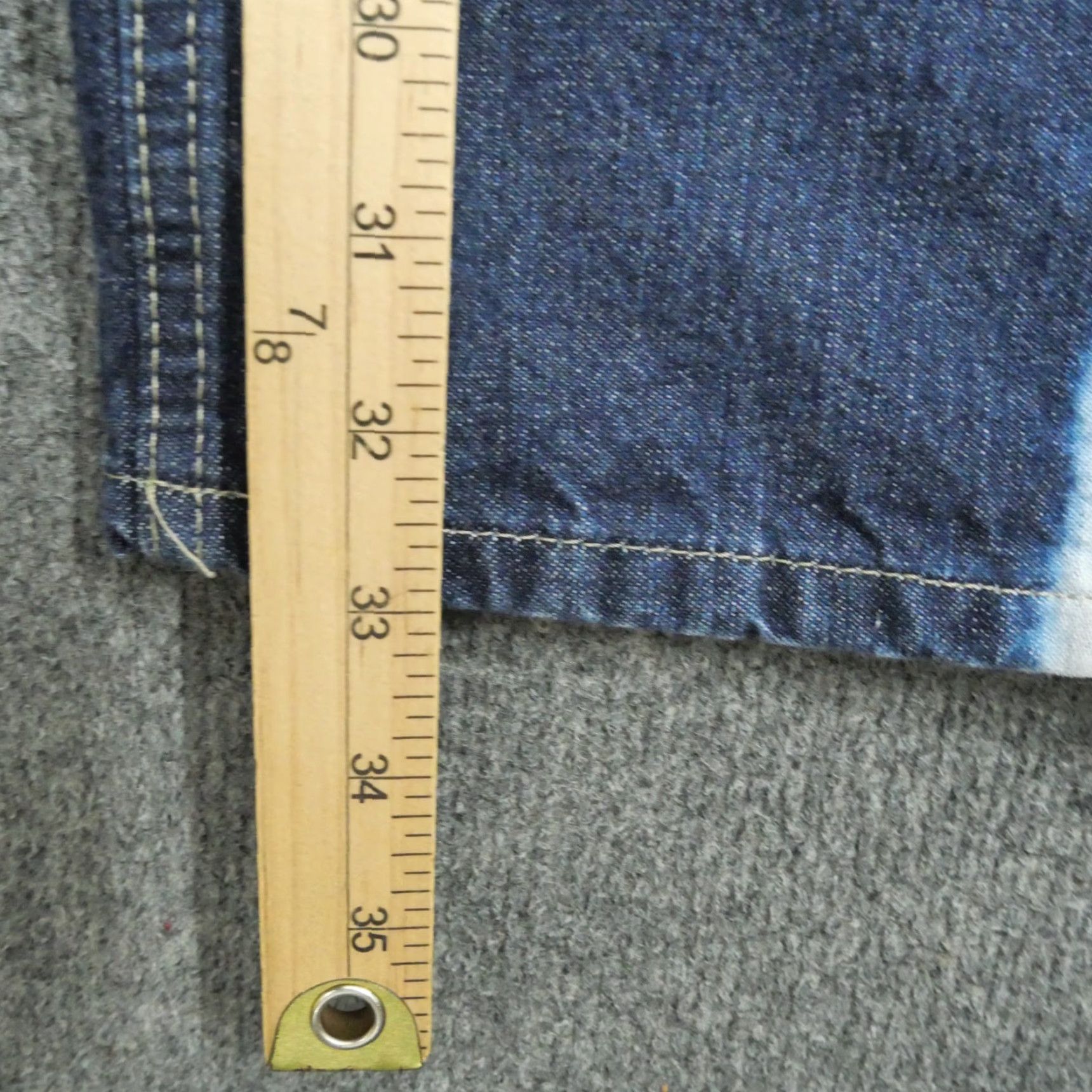 Vintage VINTAGE Goddess Jeans Womens 34x33 14 90s Y2K Blue Fade High Rise 5-Pocket Denim Straight Boys? Size 24" / US 00 / IT 34 - 7 Thumbnail