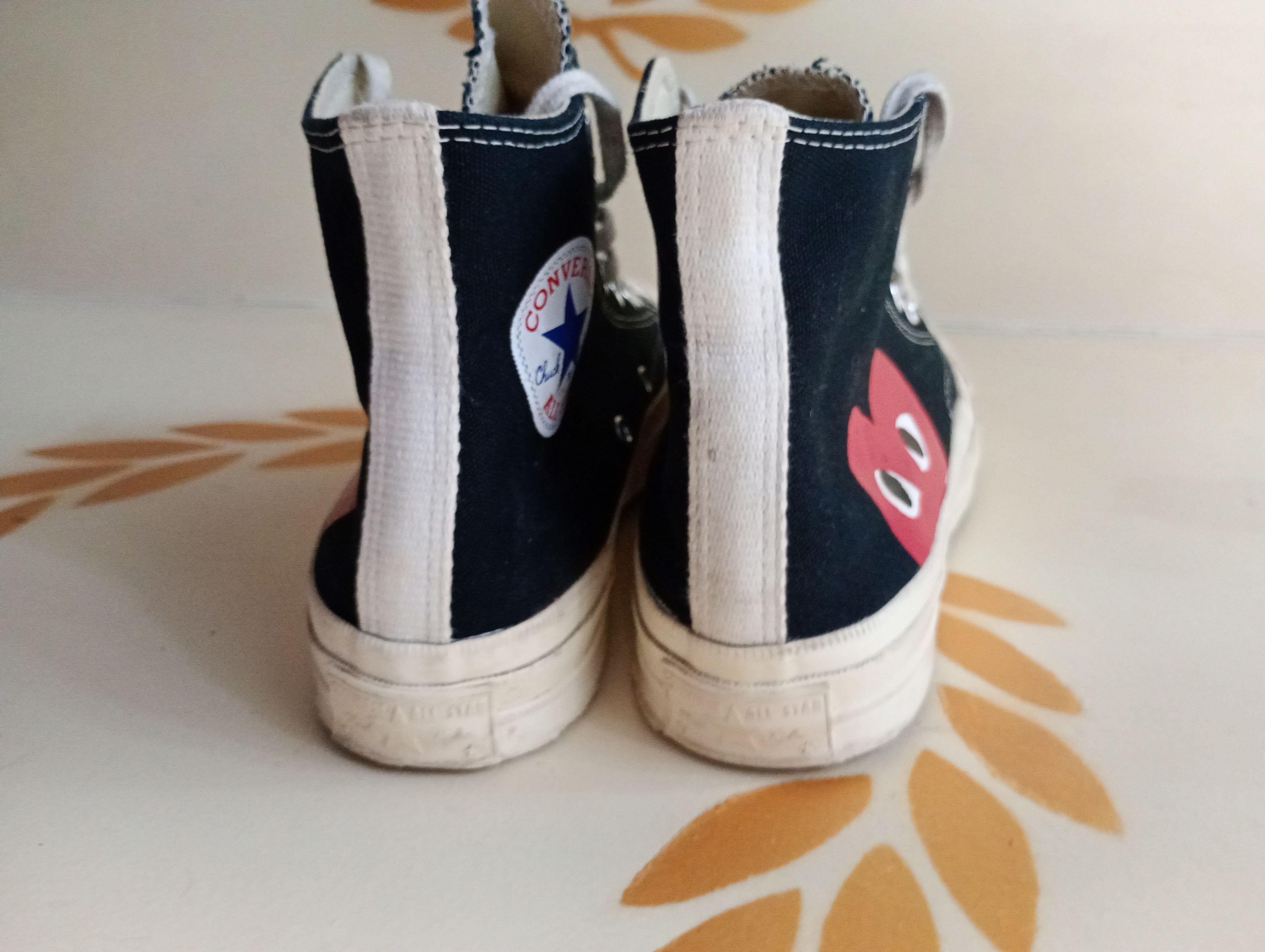 Comme des Garcons PLAY × Converse Converse x Comme Des Garcons Play Unisex Trainers Size US 7 / EU 40 - 13 Thumbnail