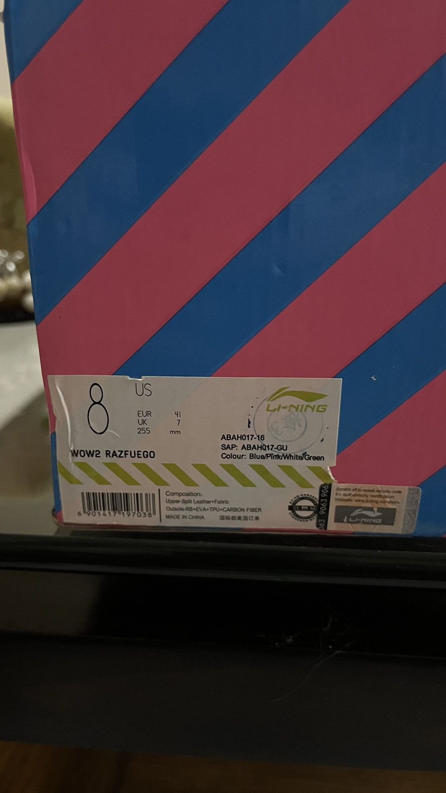 Japanese Brand × Li-Ning Li Ning WOW2 Razfuego (D Wade) Size US 8 / EU 41 - 10 Thumbnail