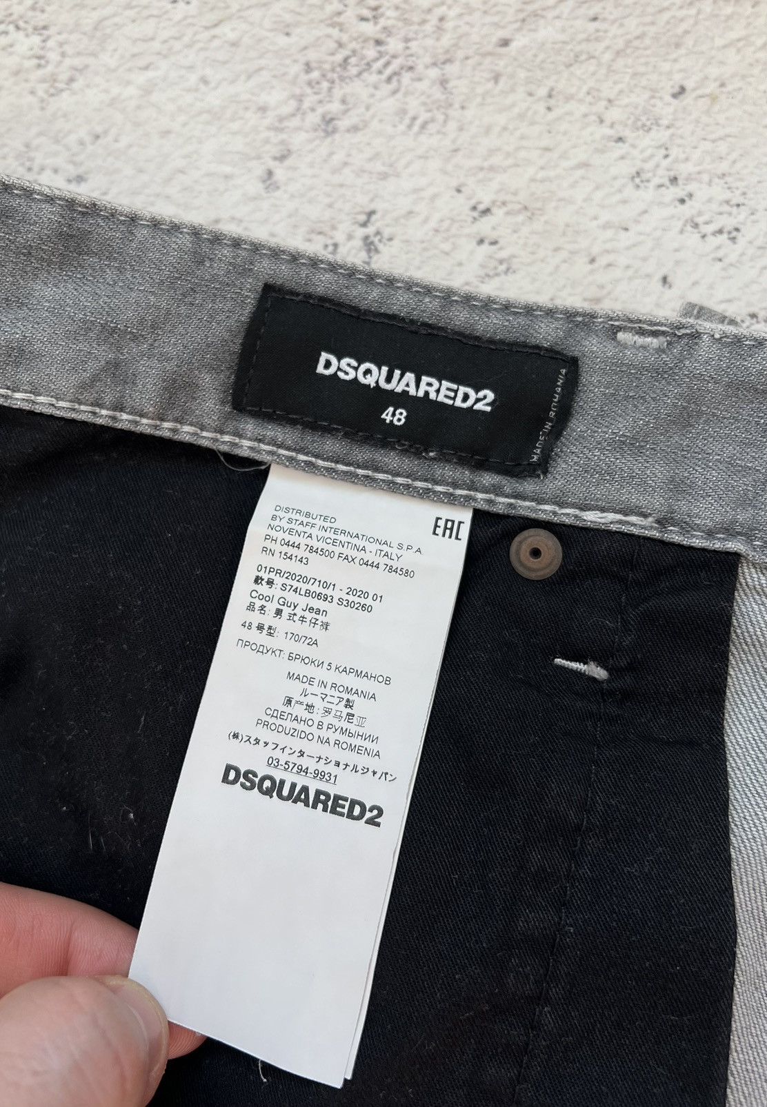 Dsquared2 Dsquared2 Jeans Skinny Distressed Style Size US 31 - 6 Thumbnail
