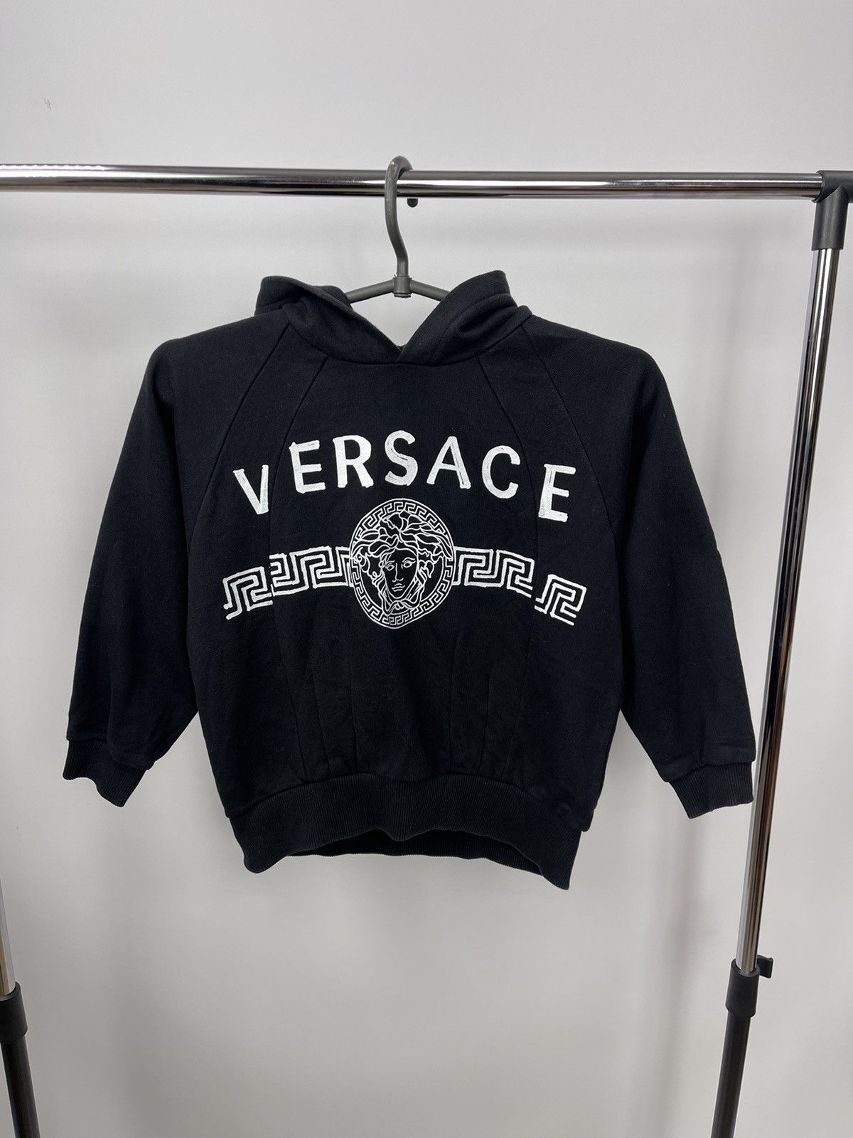 Versace Gianni Versace Hoodie Big Logo Size 6 years (116 cm) Black Size US XXS / EU 40 - 1 Thumbnail