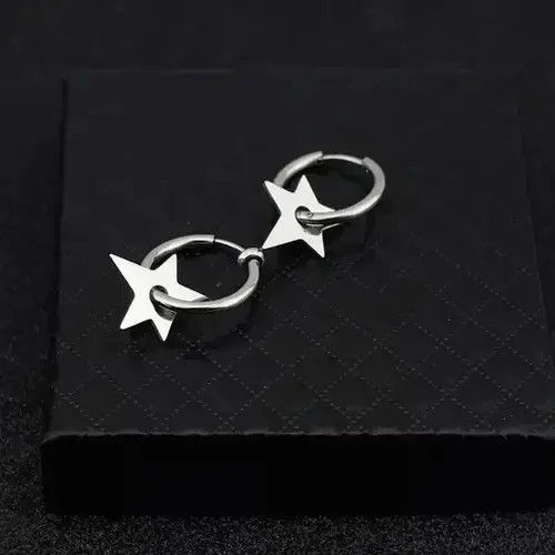Japanese Brand Retro star stud earrings Size ONE SIZE - 4 Thumbnail