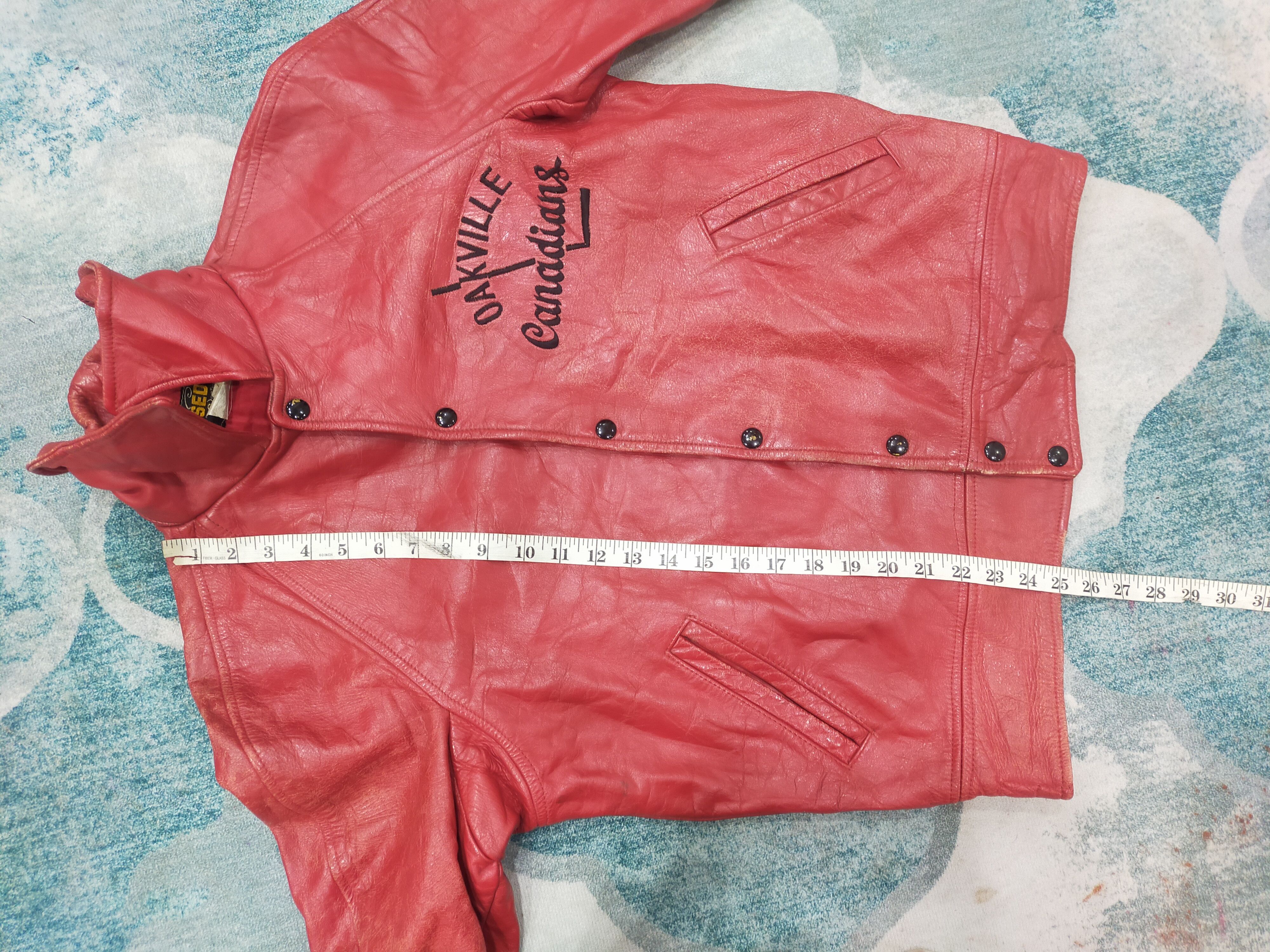 Vintage Vintage Seder Sportswear Leather Jacket Size US L / EU 52-54 / 3 - 14 Thumbnail