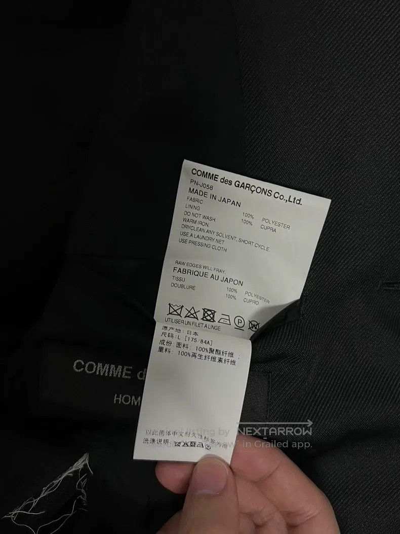 Comme des Garcons Comme Des Garcons Ripped blazer jacket Size L / US 10 / IT 46 - 7 Thumbnail
