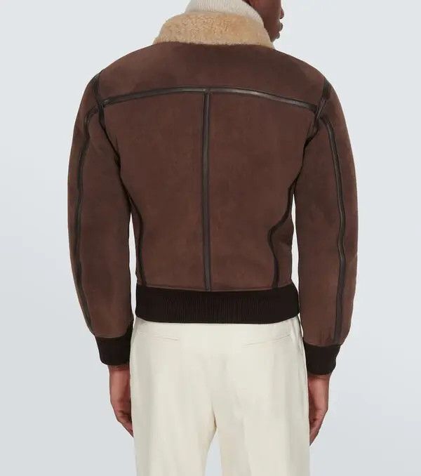 Tom Ford o1loc1c0126 LBS053 Leather Wear Blouson Jacket Size US M / EU 48-50 / 2 - 4 Thumbnail