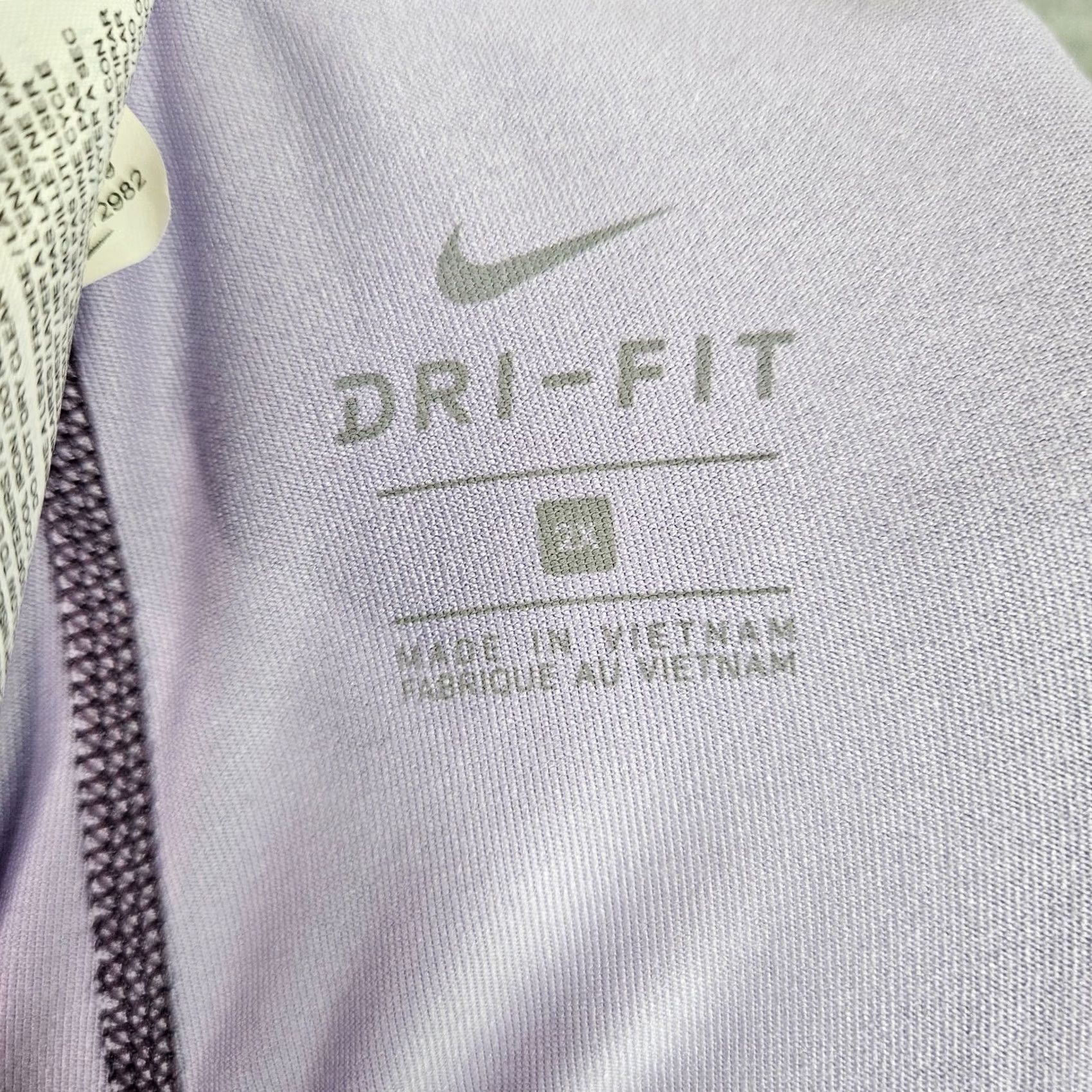 Nike Nike Dri-FIT Women's Plus Size 2X Cropped Leggings Purple Blue Patterned Gym Leggings Size 40" / US 18 - 7 Thumbnail