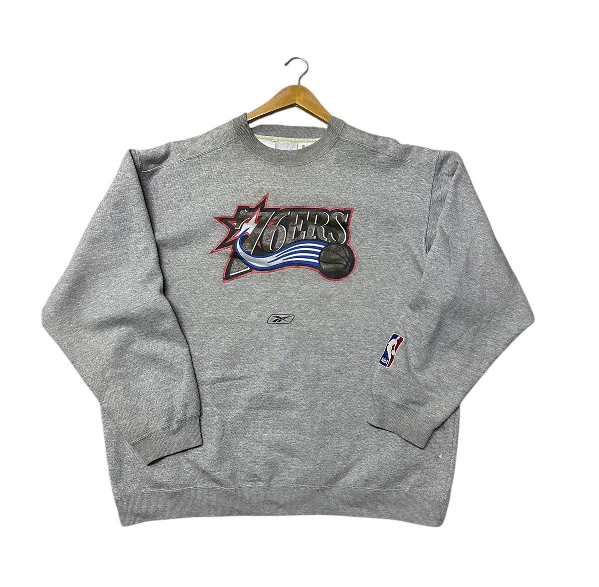 Reebok Vintage Reebok Philadelphia 76ers sweatshirt Size US XL / EU 56 / 4 - 2 Thumbnail