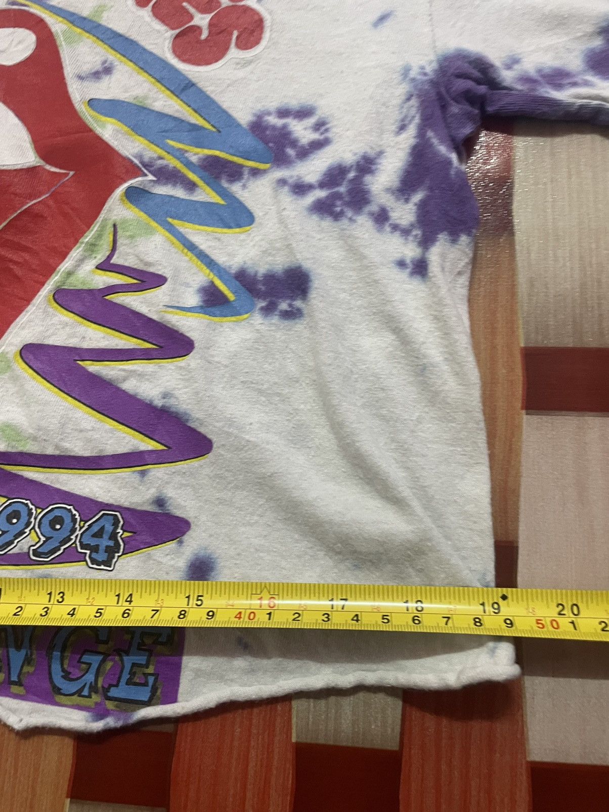 Band Tees The Rolling Stone Voodoo Lounge Tie Dye Cropped Tshirt Size M / US 6-8 / IT 42-44 - 8 Thumbnail