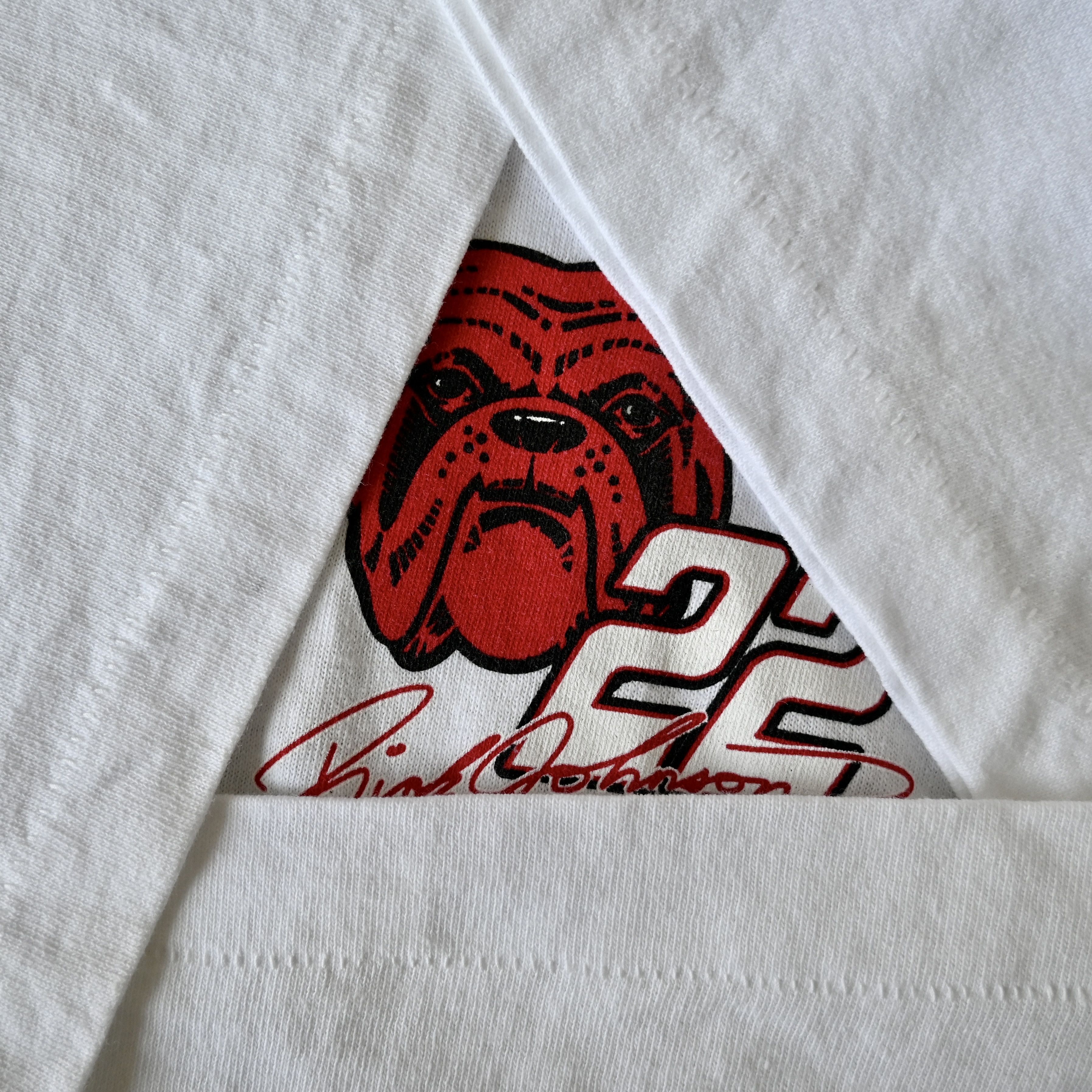 No Fear Vintage 1990s RICK JOHNSON x RED DOG racing t-shirt Size US XL / EU 56 / 4 - 11 Thumbnail
