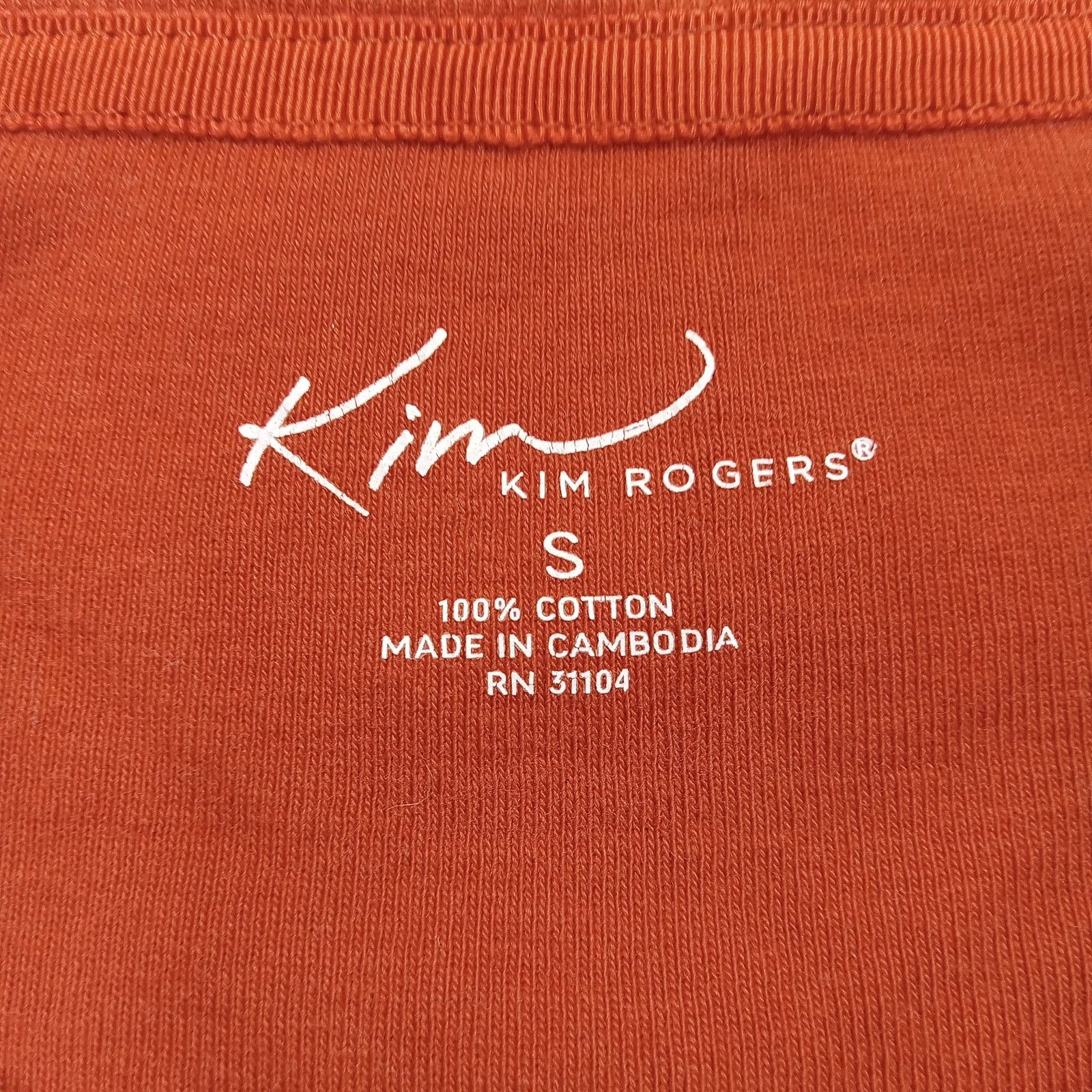 & Other Stories Kim Rogers Top S Women's Long Sleeve Pullover Orange Cotton Size S / US 4 / IT 40 - 4 Thumbnail