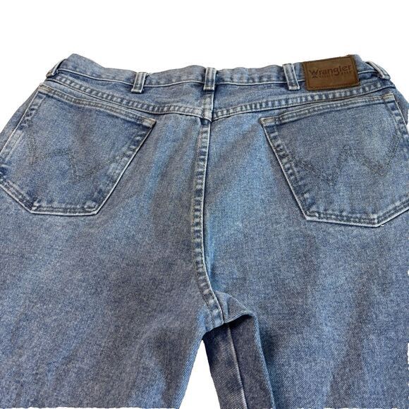 Wrangler Wrangler Jeans Mens 38X30 Blue Rugged Wear Relaxed Fit Work Size US 38 / EU 54 - 5 Thumbnail