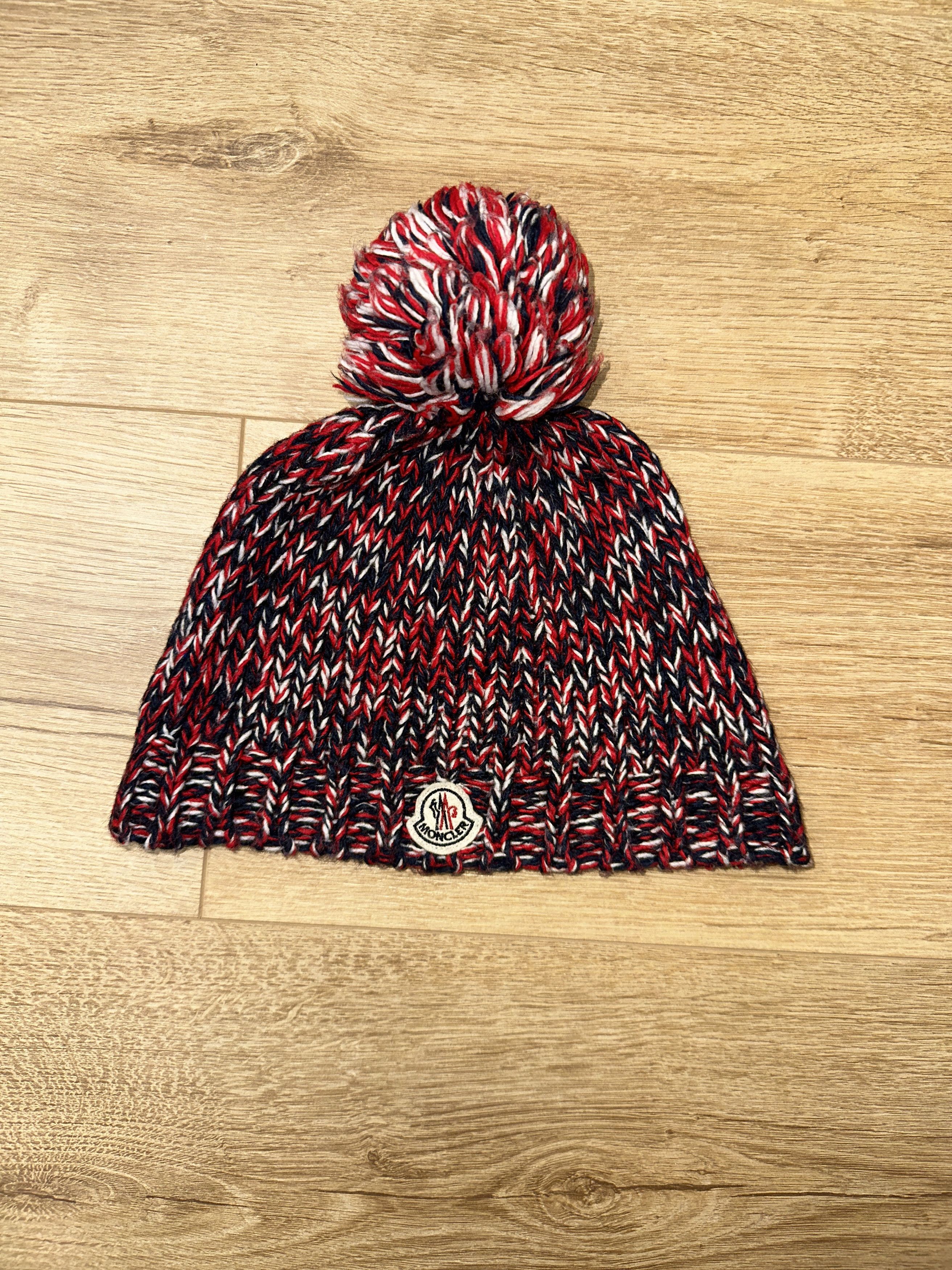 Moncler Moncler Berretto Pon-Pon Chunky Knit Beanie Hat Size XXS Size ONE SIZE - 4 Thumbnail