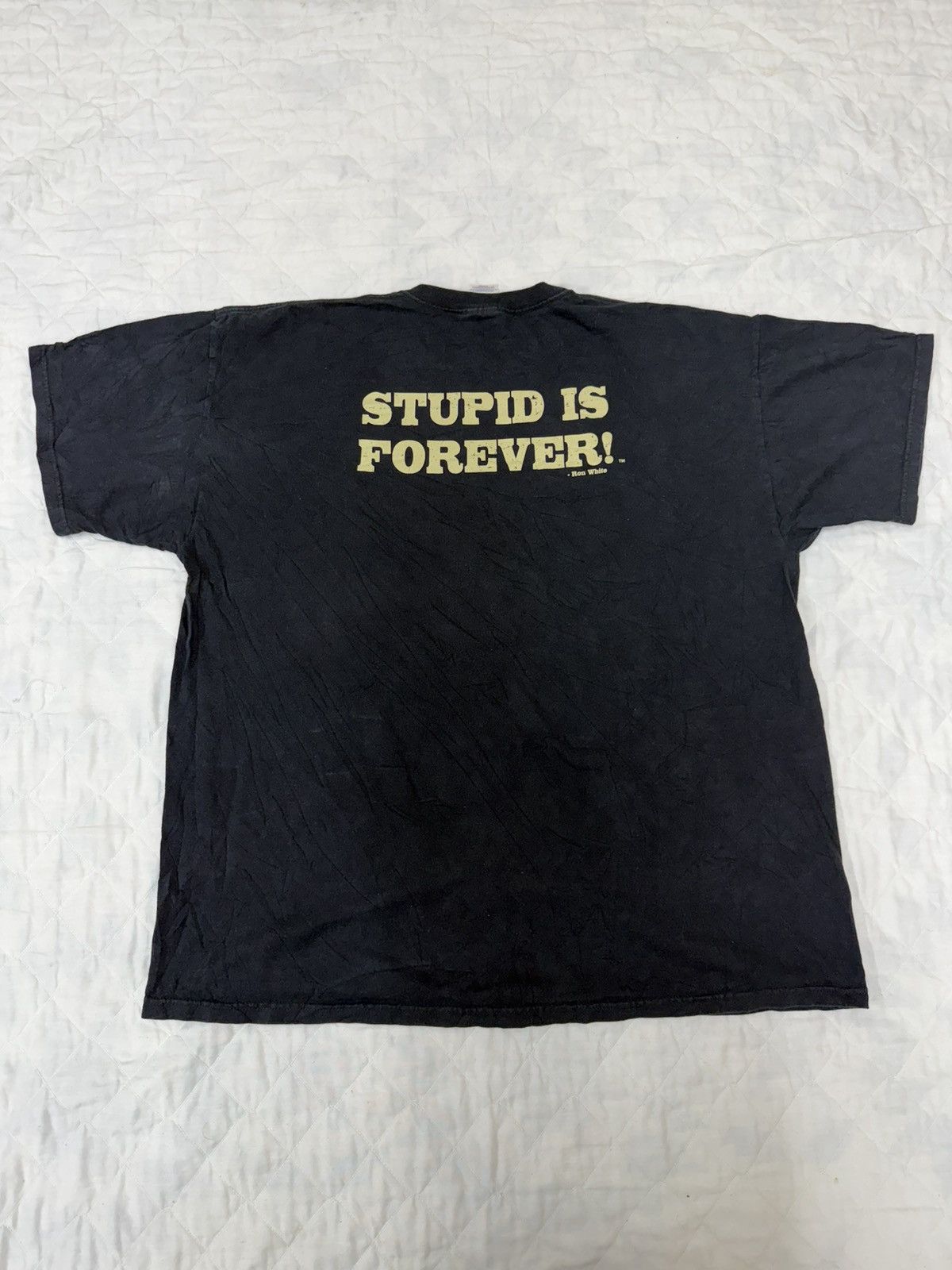 Jerzees Vintage Y2k Ron White "You Can't Fix Stupid" Graphic Tee Size US XXL / EU 58 / 5 - 4 Thumbnail