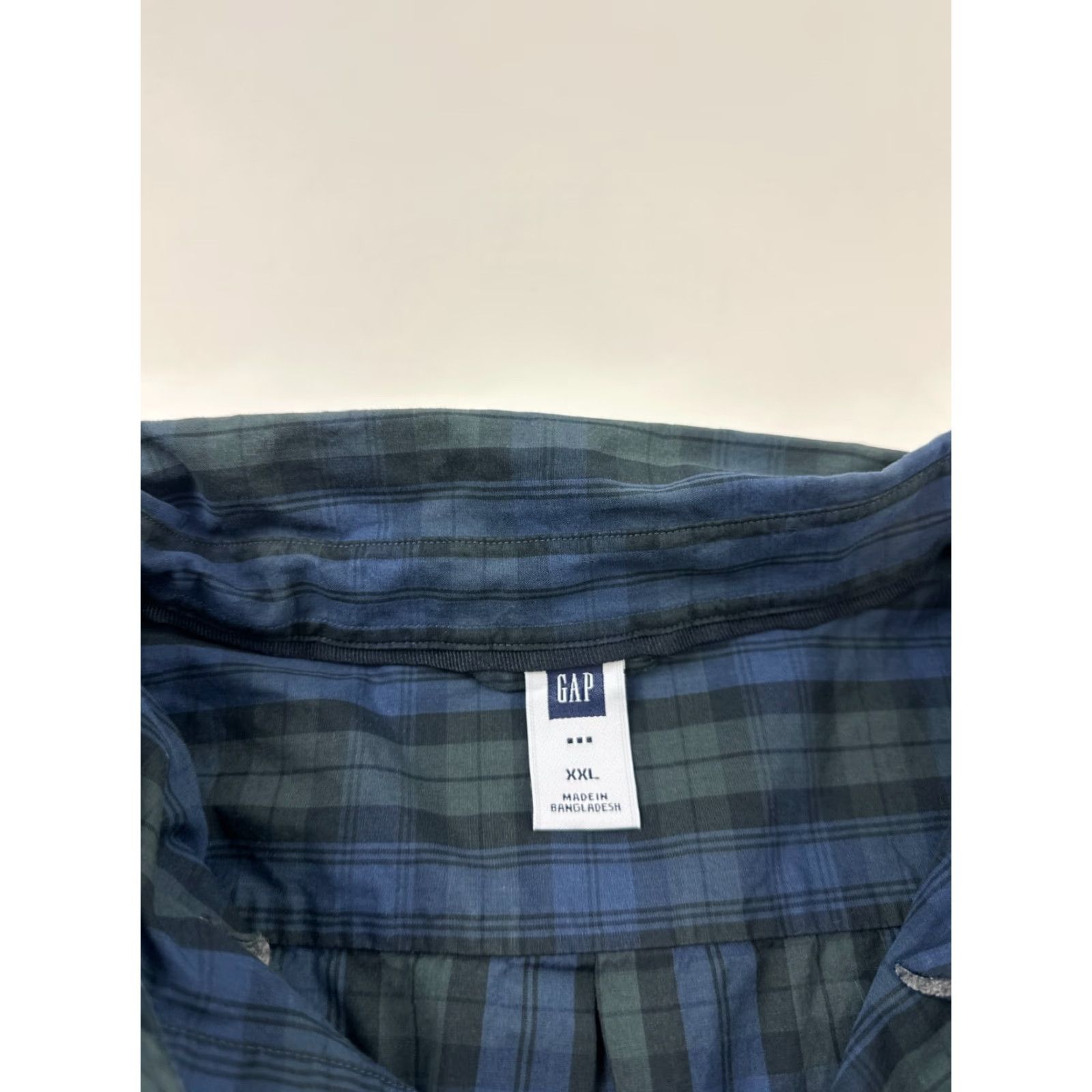 Gap VINTAGE Gap Men's Shirt 2XL Casual Plaid Cotton Long Sleeve Button-Down Collar Mâch Washable Size US XXL / EU 58 / 5 - 2 Thumbnail