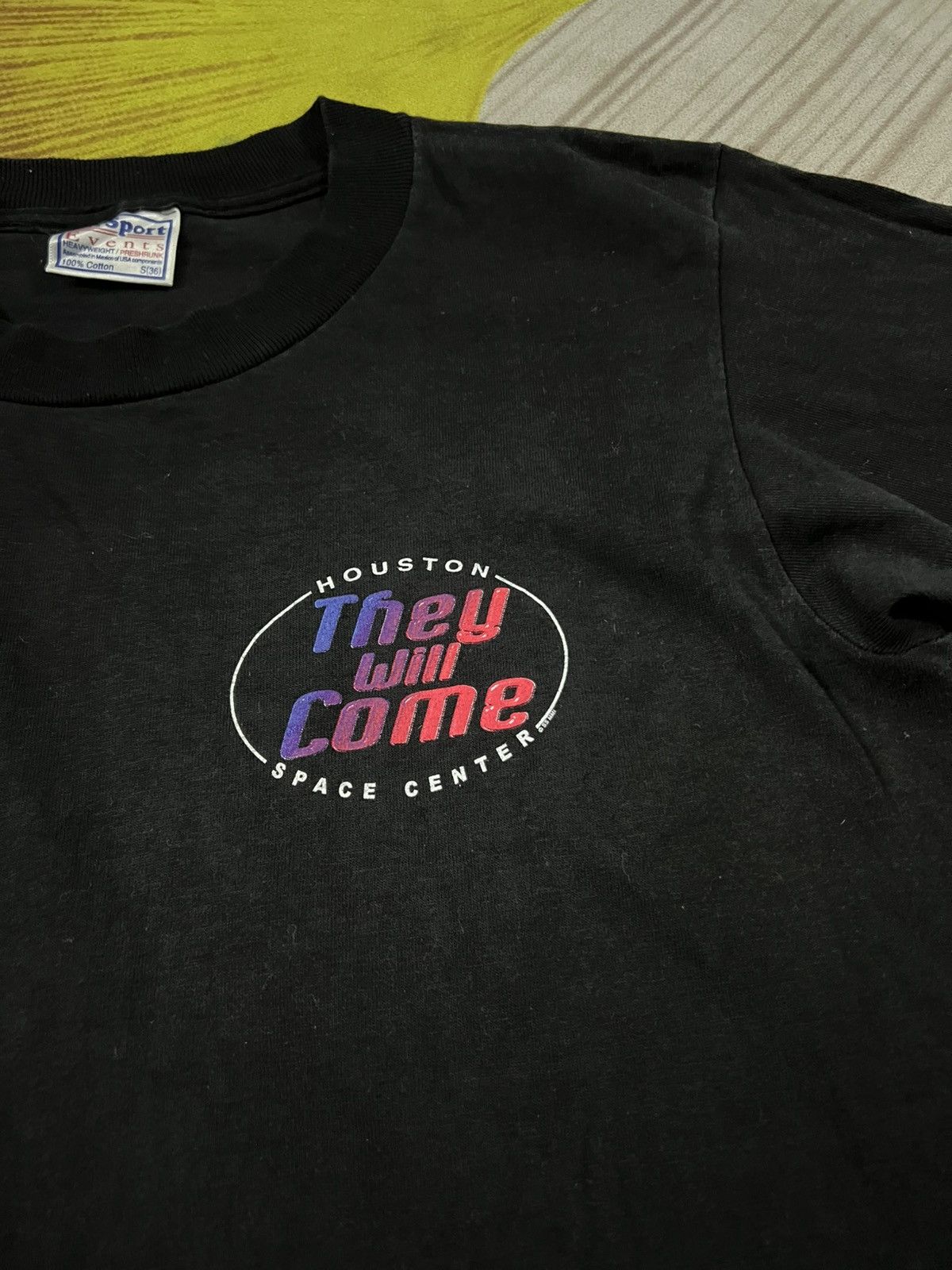 Japanese Brand × Vintage 90’s Houston Space Center Movie Tee Size US S / EU 44-46 / 1 - 5 Thumbnail
