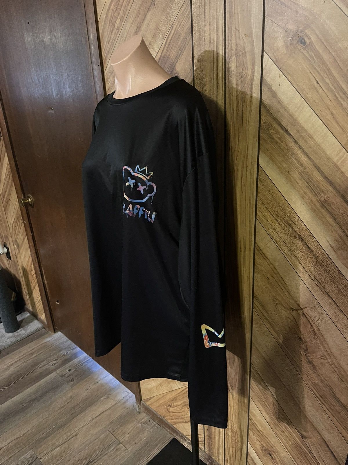 Other Doifer Polyester Graffilli Print Long Sleeve Crewneck Shirt Size US XXL / EU 58 / 5 - 5 Thumbnail
