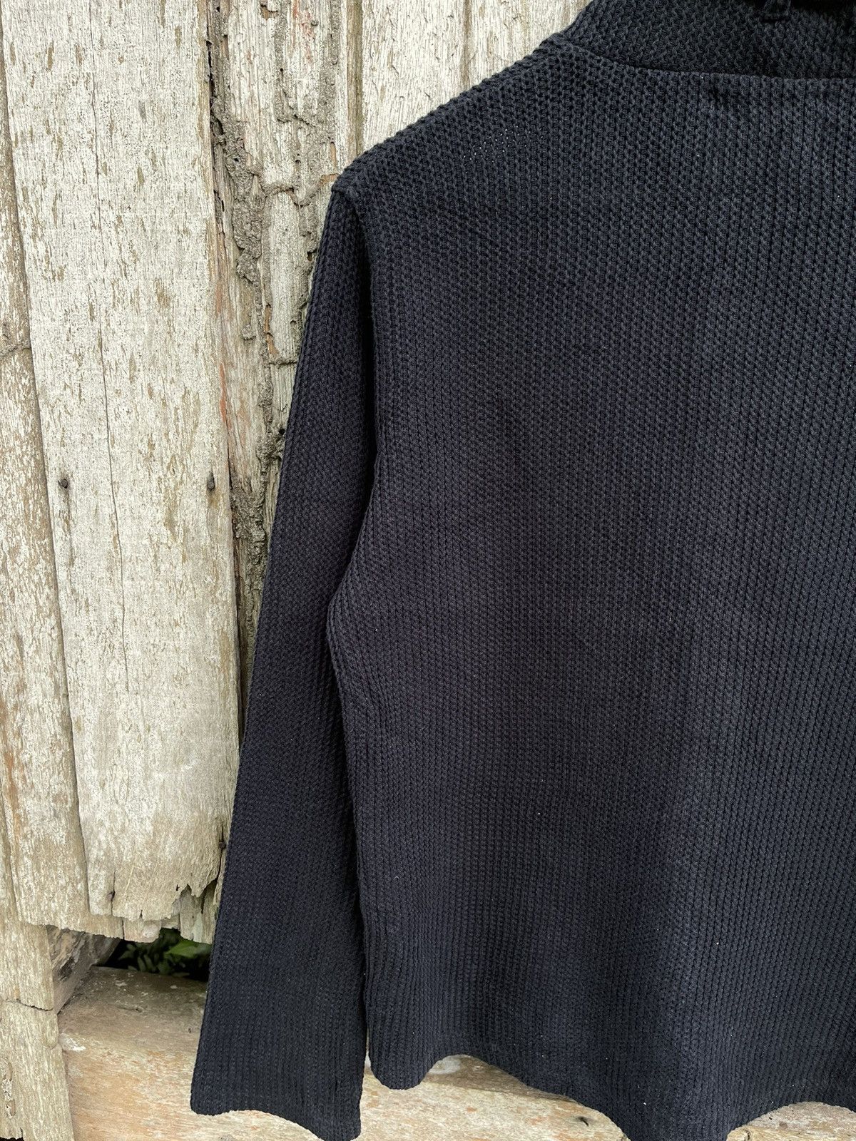 Tornado Mart O Zero by Tornado Mart Waffle Knit High-Neck Jacket Size US M / EU 48-50 / 2 - 9 Thumbnail