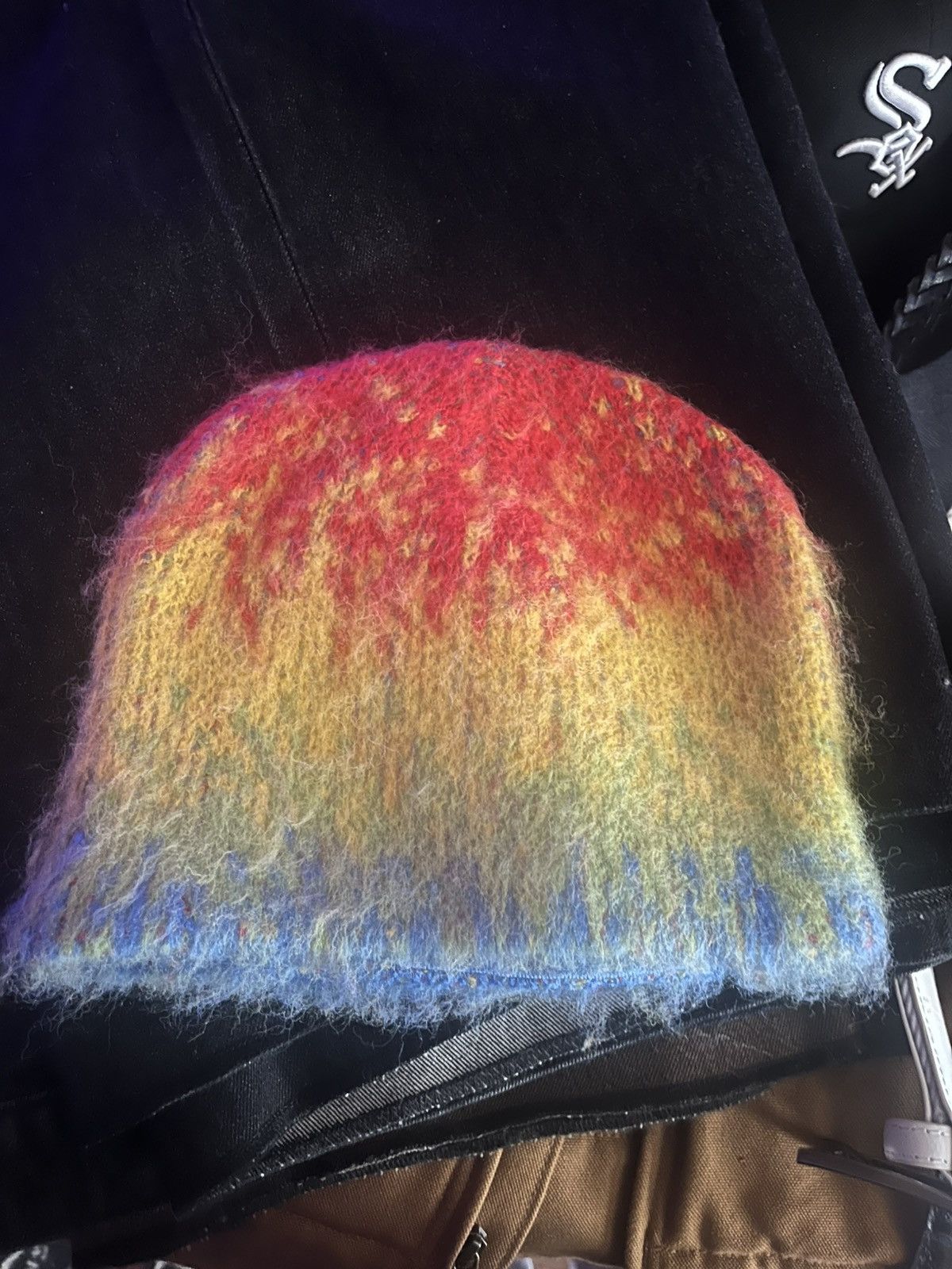 HMDD HMDD Rainbow Mohair Beanie Size ONE SIZE - 1 Thumbnail