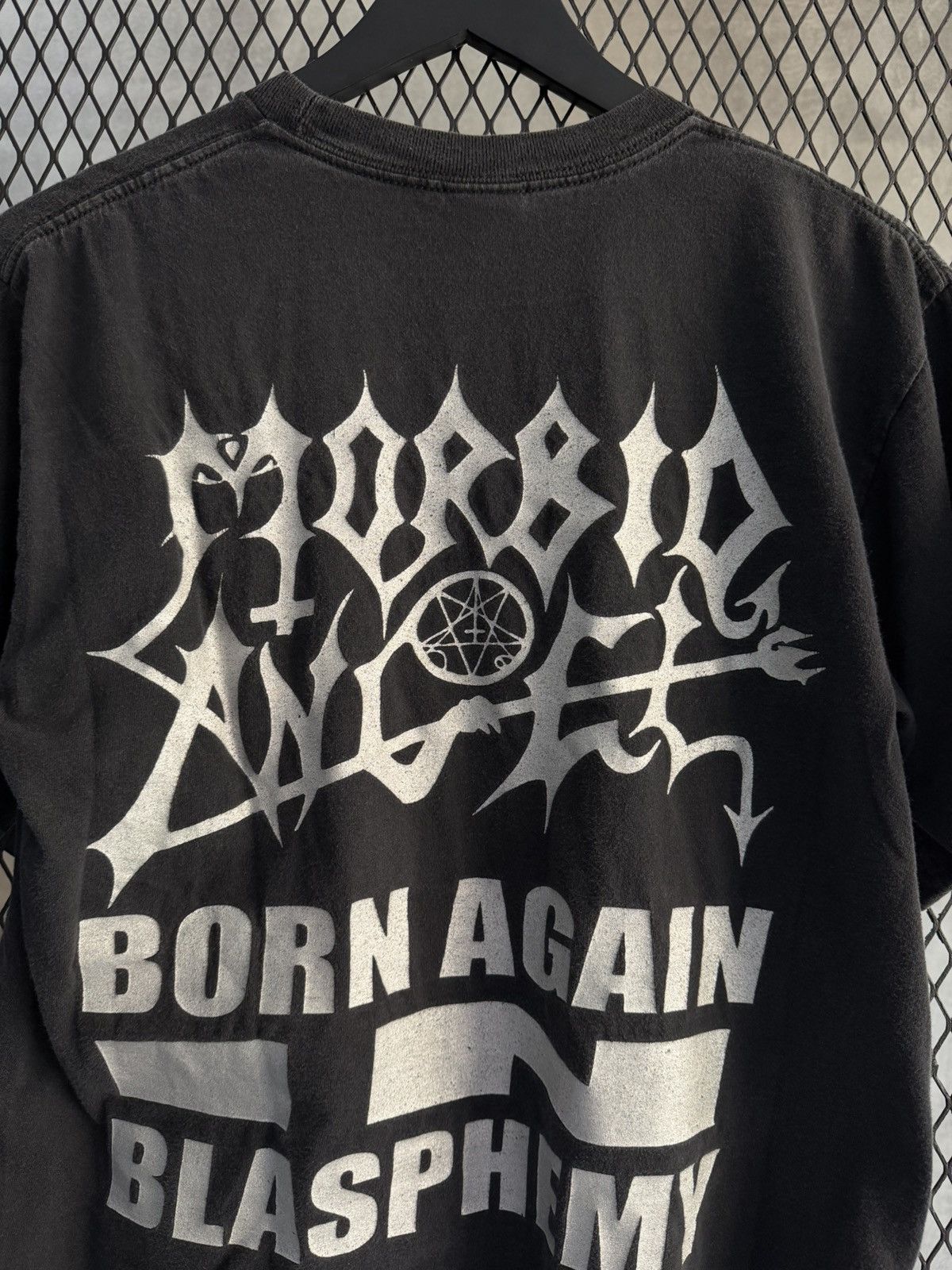 Band Tees Vintage 1990s Morbid Angel Born Again In Blasphemy Size US M / EU 48-50 / 2 - 4 Thumbnail