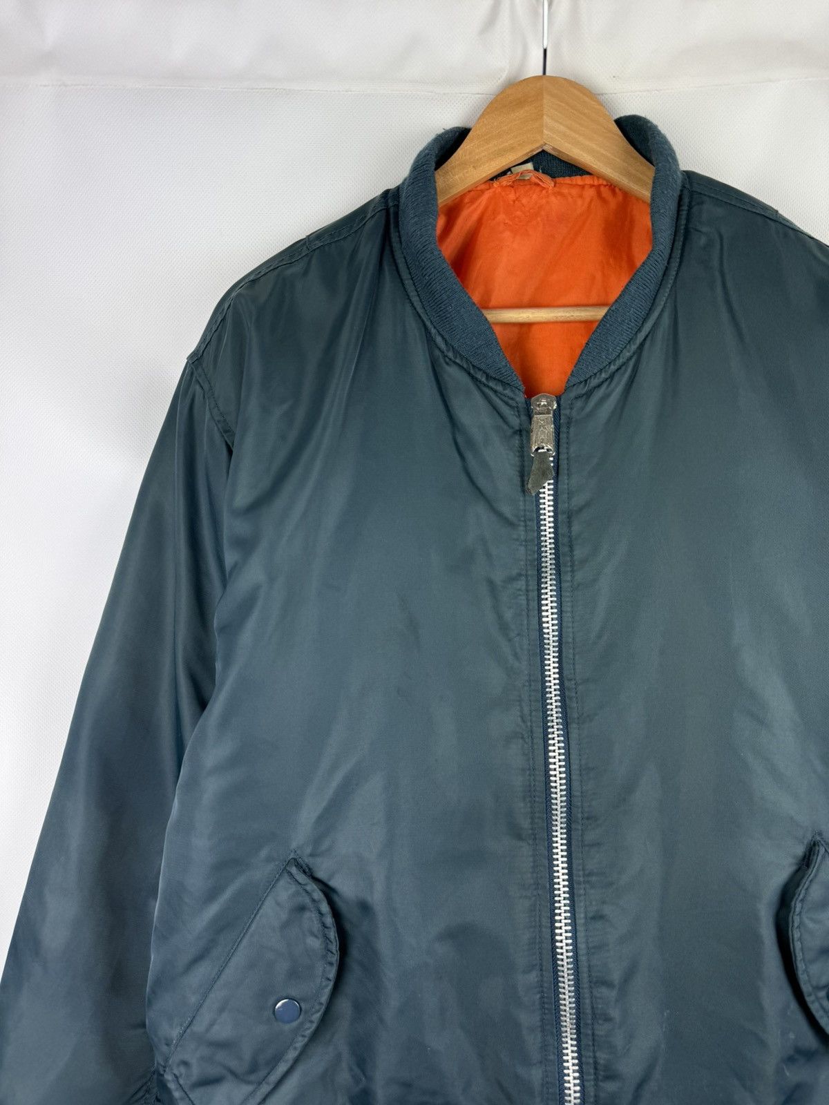 Other Vintage MA-1 Flyers Men’s Nylon Military Bomber Jacket Size US M / EU 48-50 / 2 - 2 Thumbnail