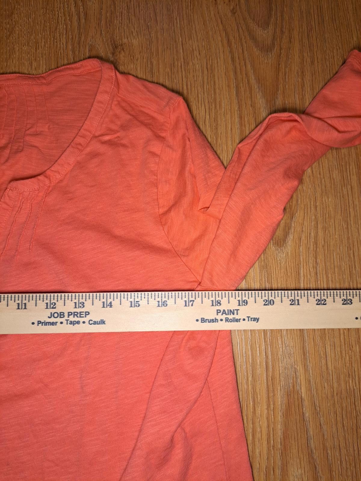 L.L. Bean LL Bean Long Sleeve Blouse Womens Large Pink Organic Cotton Size L / US 10 / IT 46 - 6 Thumbnail