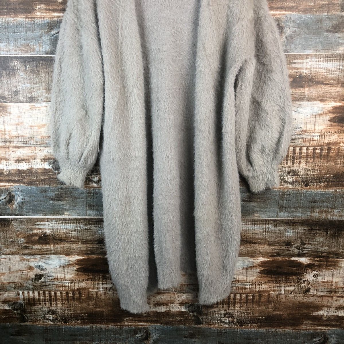 Vintage DLL Nice Claup Gray Cardigan Knitwear #C392 Size US L / EU 52-54 / 3 - 3 Thumbnail