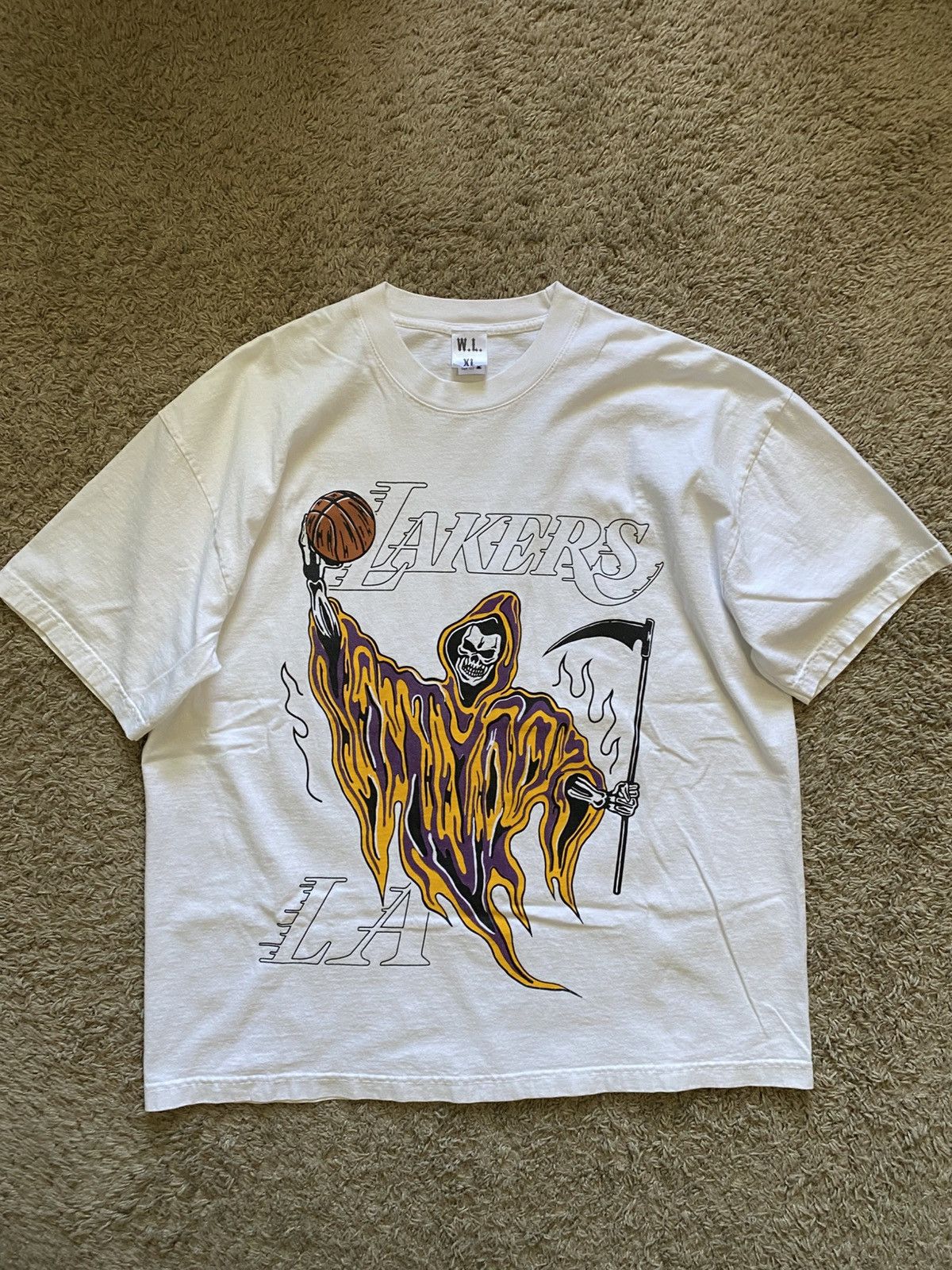 Warren Lotas Lakers Reaper Tee Size US XL / EU 56 / 4 - 1 Thumbnail