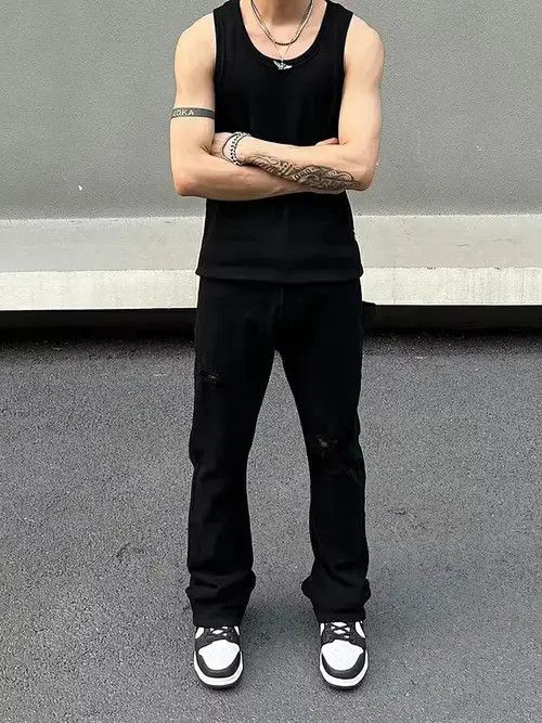 Vintage flared carpenter punk pants Size US 30 / EU 46 - 3 Thumbnail