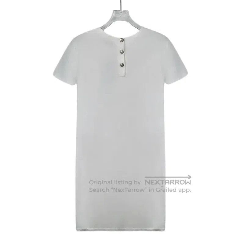 Chanel Chanel White Cotton Dress for Women . Size S / US 4 / IT 40 - 2 Thumbnail