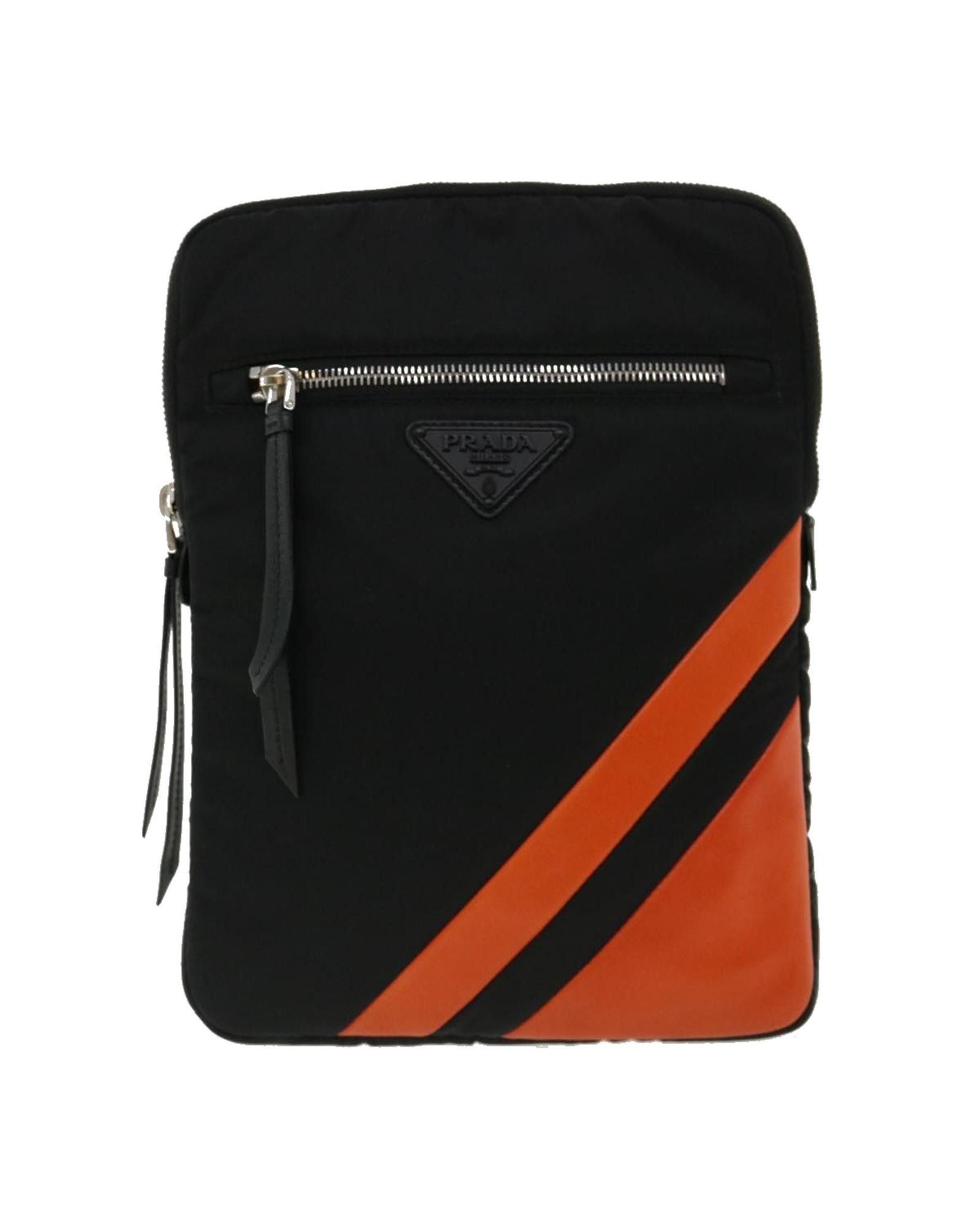 image of Black Synthetic Prada Clutch, Women's