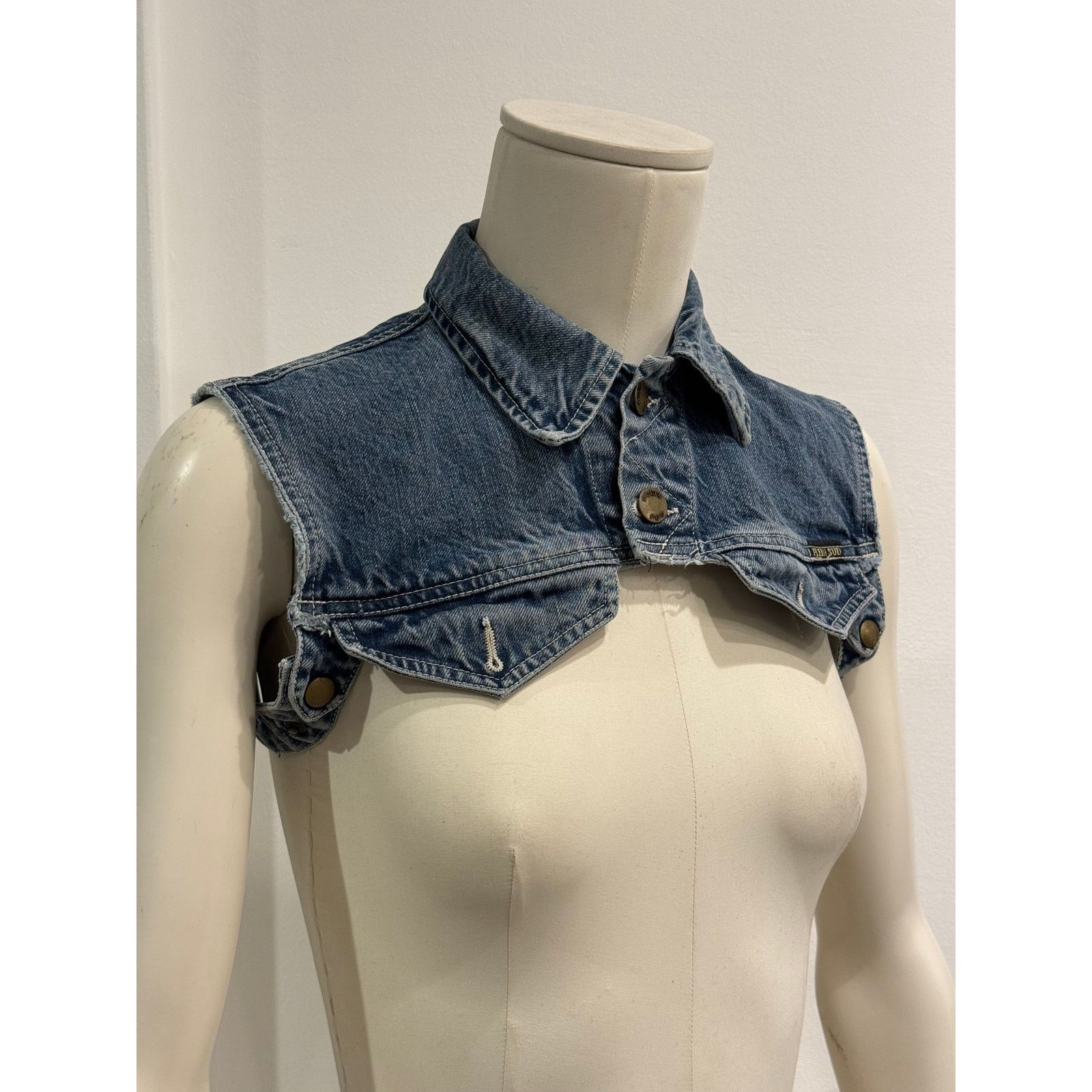 plein sud 2000s Plein Sud cropped denim top Size XS / US 0-2 / IT 36-38 - 3 Thumbnail