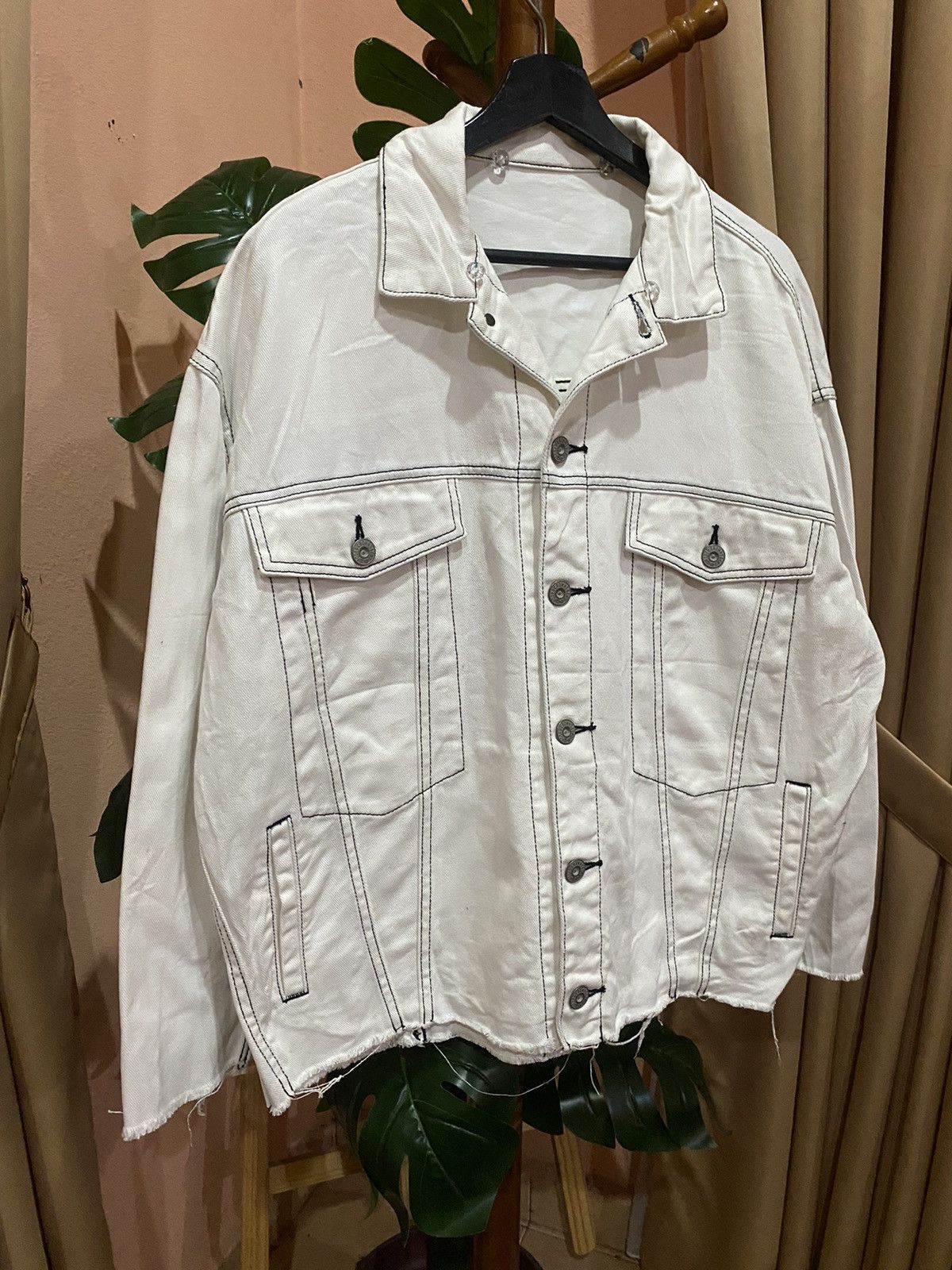 Japanese Brand RODEO CROWN DISTRESSED DENIM JACKET Size US XL / EU 56 / 4 - 5 Thumbnail