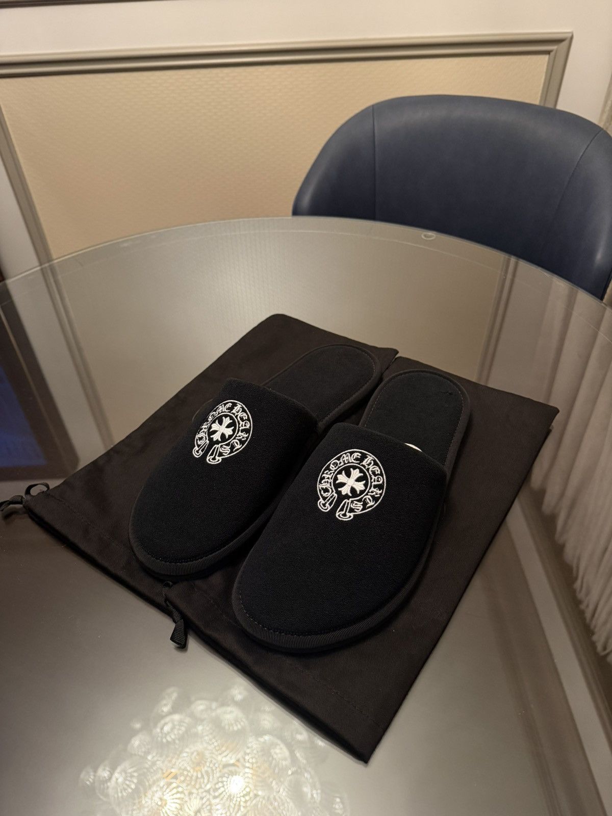 Chrome Hearts Chrome hearts Shower slides Size US 10.5 / EU 43-44 - 1 Thumbnail