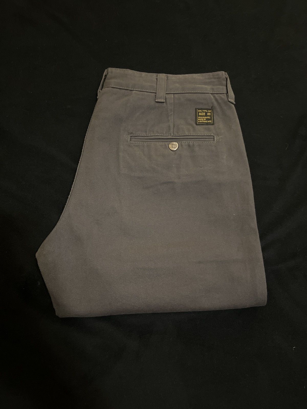 Bape Ursus Bape 2011 grey denim jeans Size US 33 - 1 Thumbnail