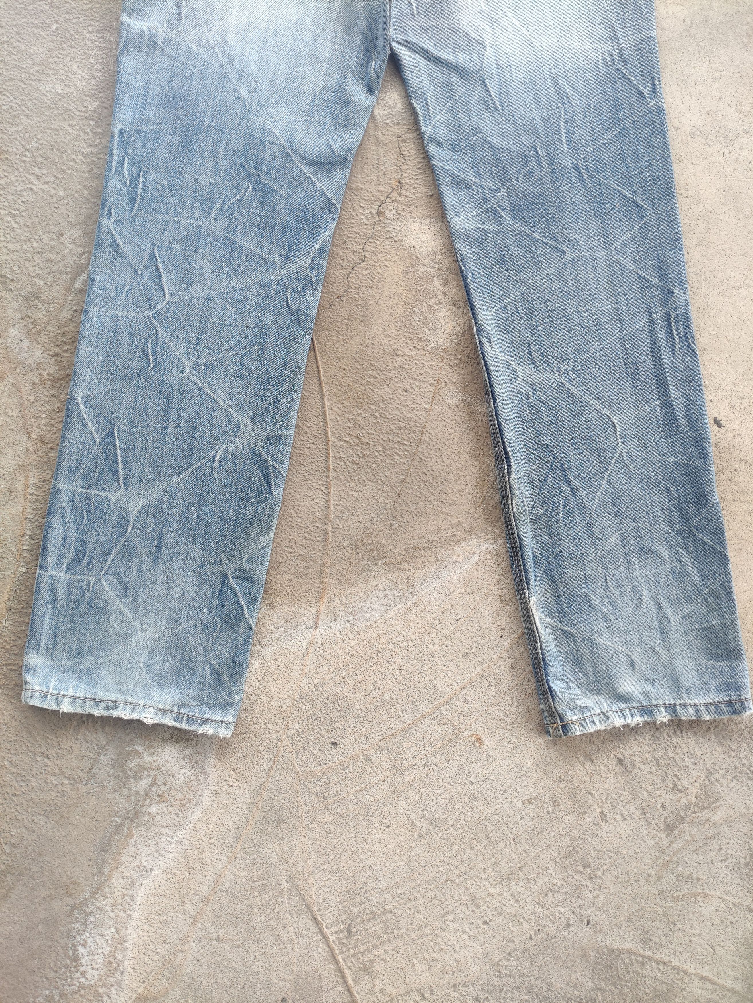 Japanese Brand Vintage Japanese Jean Distressed Faded Denim Pants Size US 34 / EU 50 - 11 Thumbnail