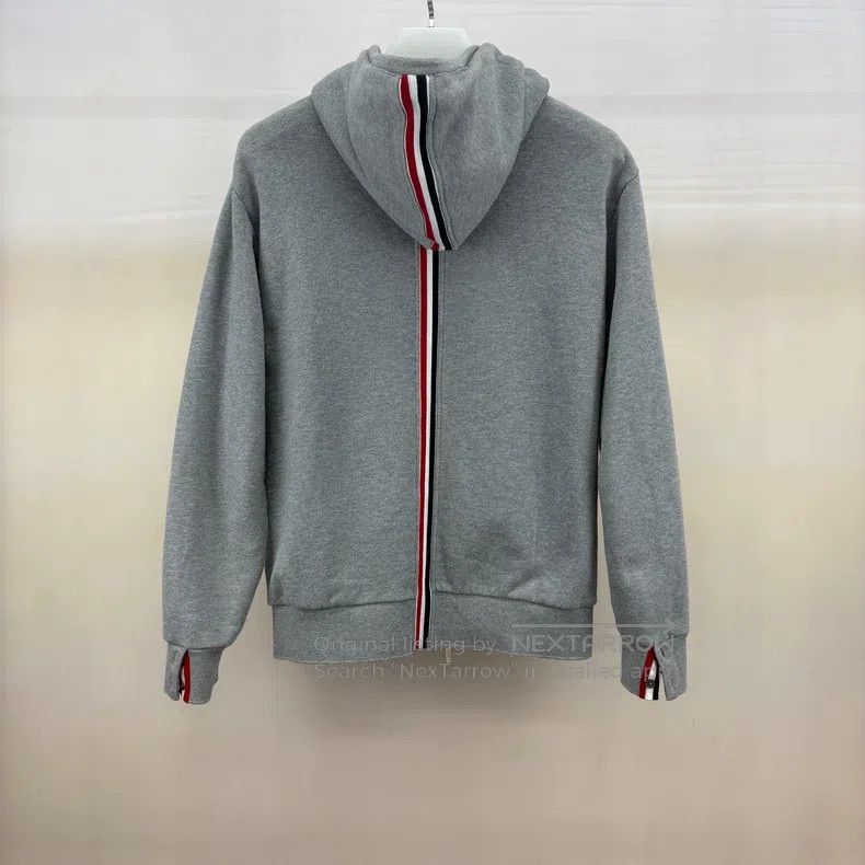 Thom Browne Thom Browne Gray zippered hoodie Size US L / EU 52-54 / 3 - 2 Thumbnail
