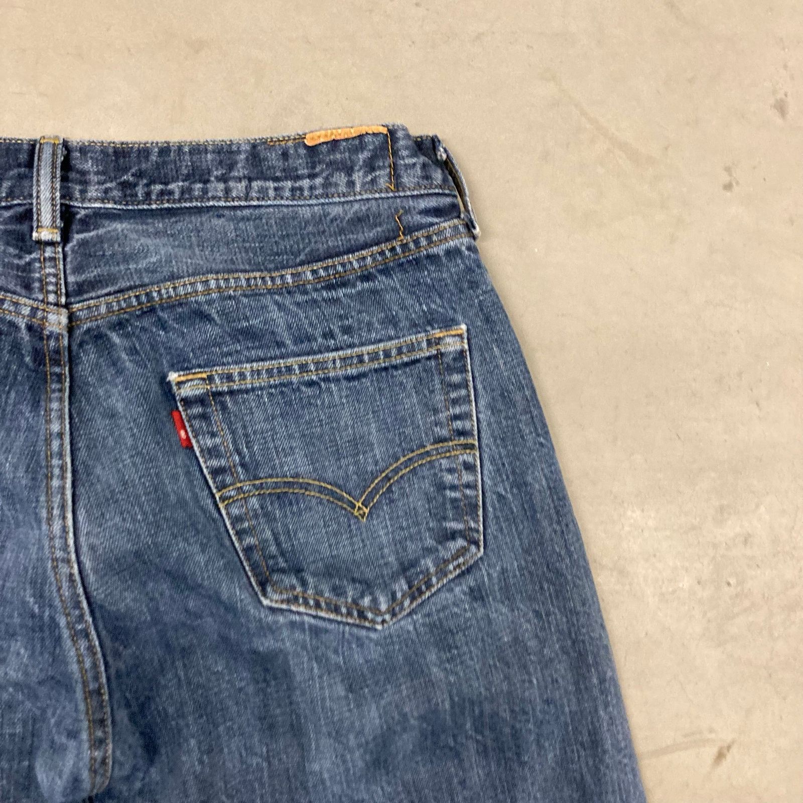 Levi's × Vintage Y2K Levi’s 501 button fly western Jeans 34x32 Size US 34 / EU 50 - 4 Thumbnail