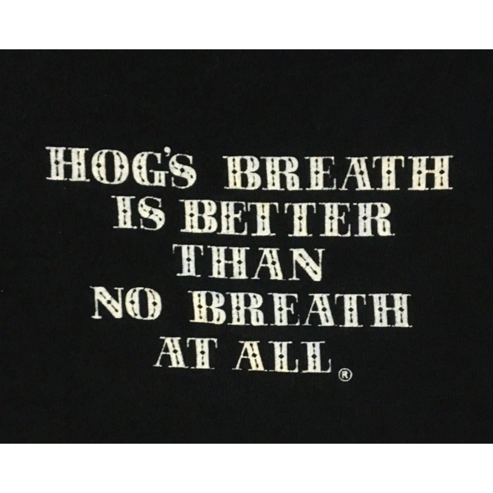 Vintage Vtg 90s Hogs Breath Saloon Faded Shirt L Bar Florida Biker Punk Grunge Skate 80s Size US L / EU 52-54 / 3 - 4 Thumbnail