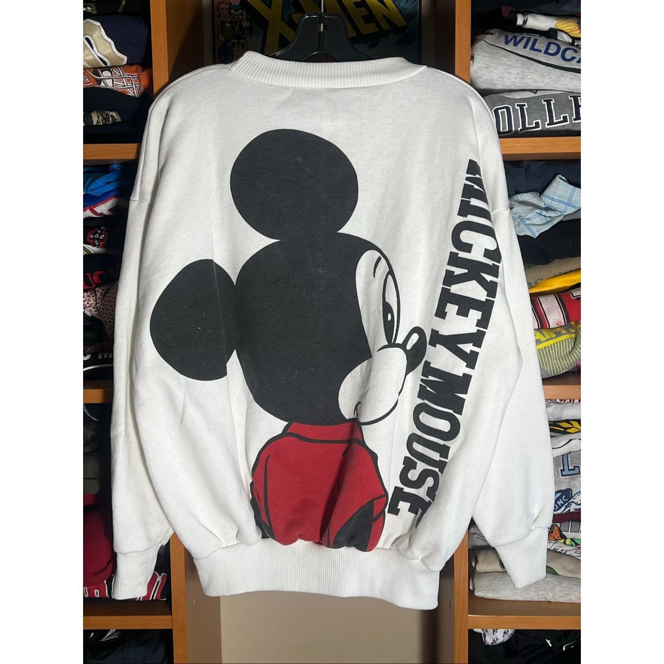 Disney Vintage 80s Disney Mickey Mouse AOP Double Sided Sweatshirt Size US L / EU 52-54 / 3 - 2 Thumbnail