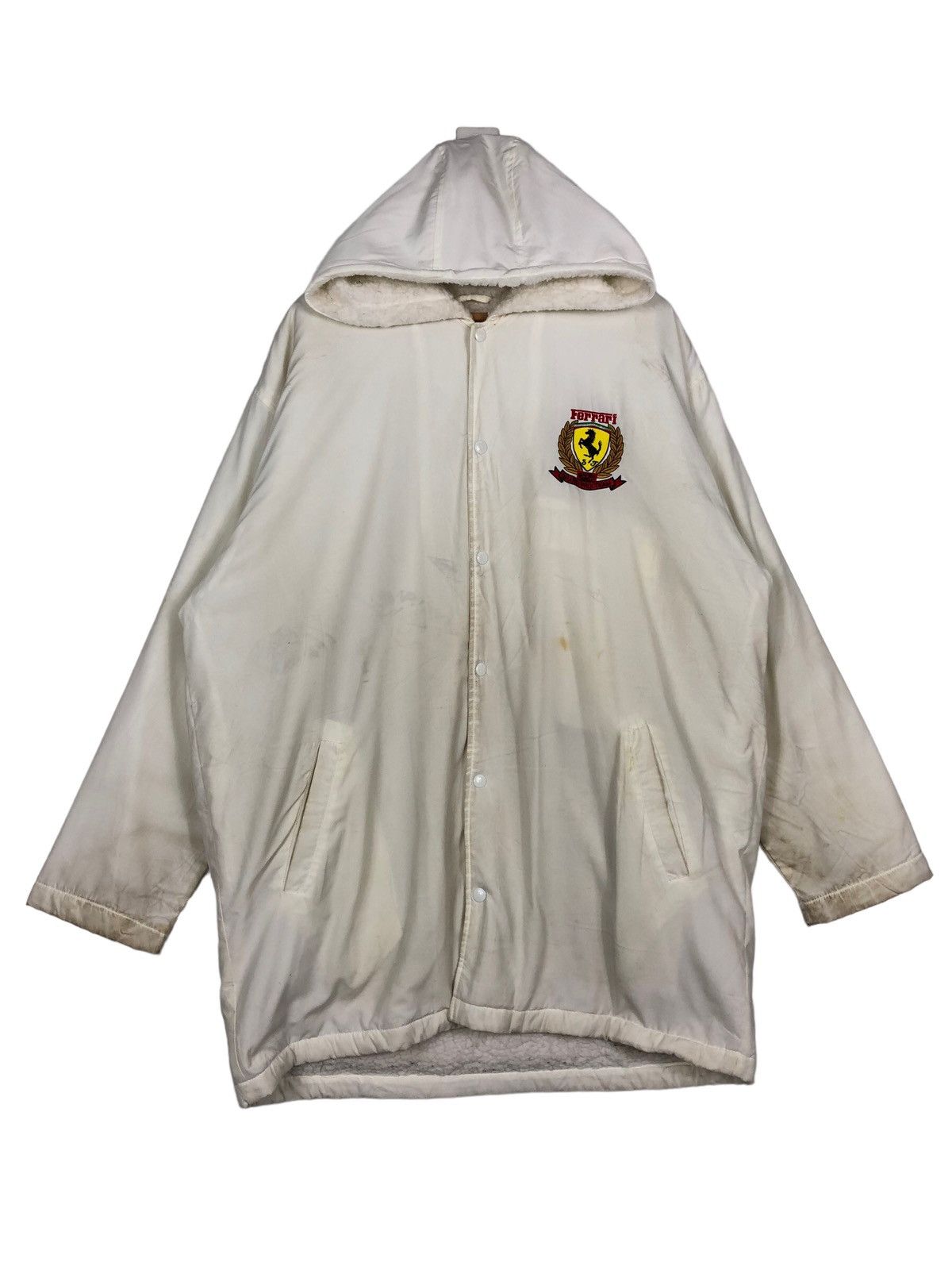 Japanese Brand 🔥Long Jacket Coach Hoodie Big Logo Magneti Marelli Ferrari Size US L / EU 52-54 / 3 - 2 Thumbnail